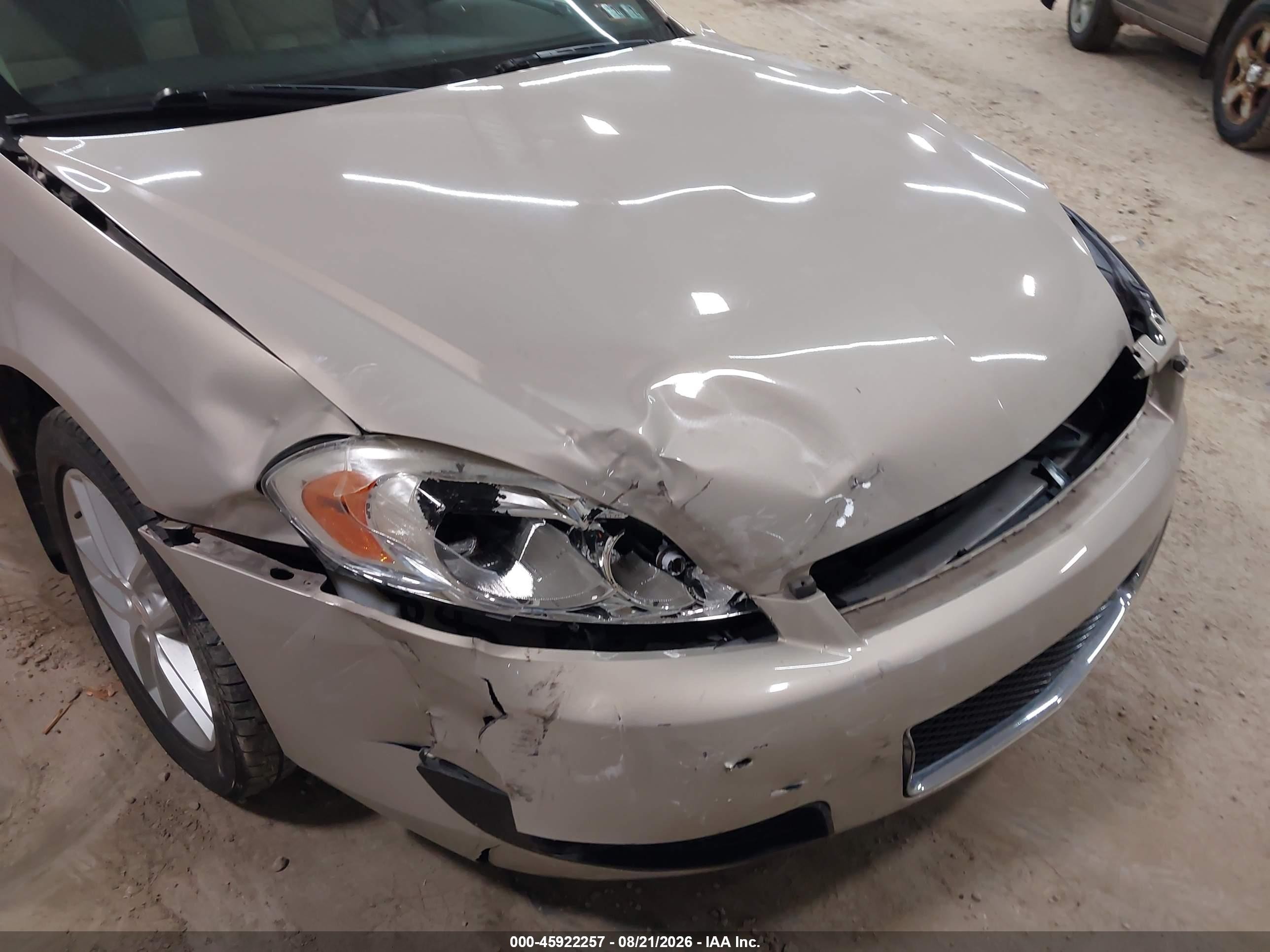 2012 Chevrolet Impala Ltz Gold vin: 2G1WC5E38C1109146