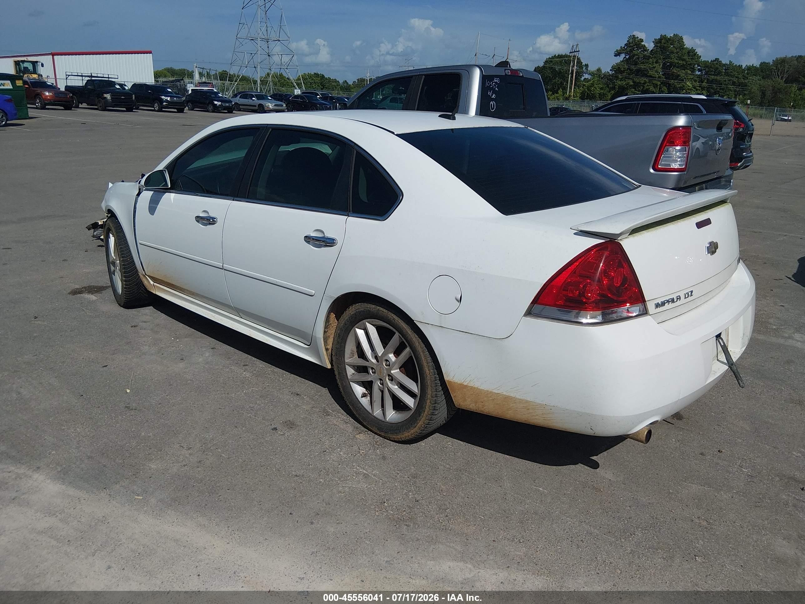 2012 Chevrolet Impala Ltz White vin: 2G1WC5E38C1130028