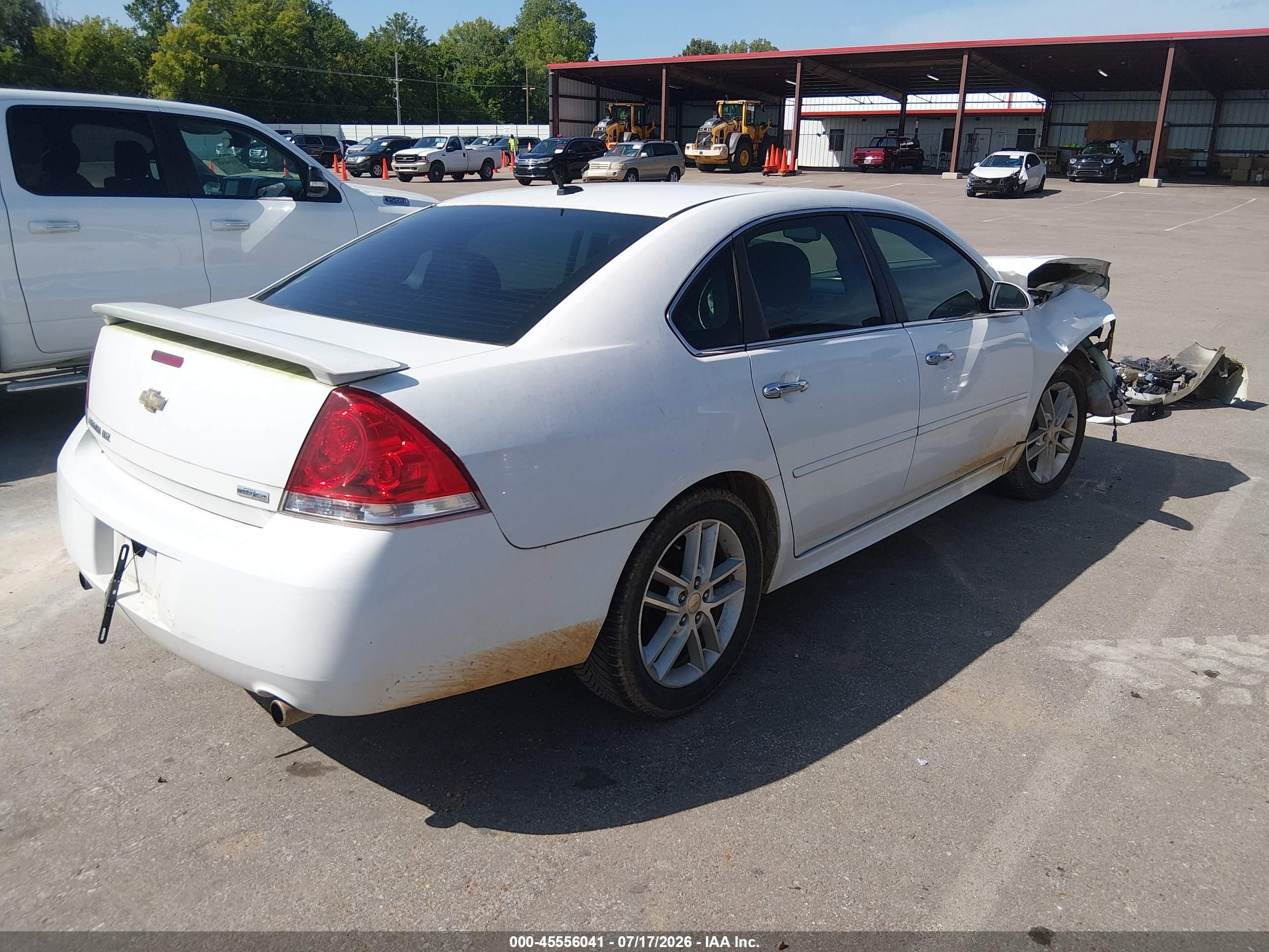 2012 Chevrolet Impala Ltz White vin: 2G1WC5E38C1130028