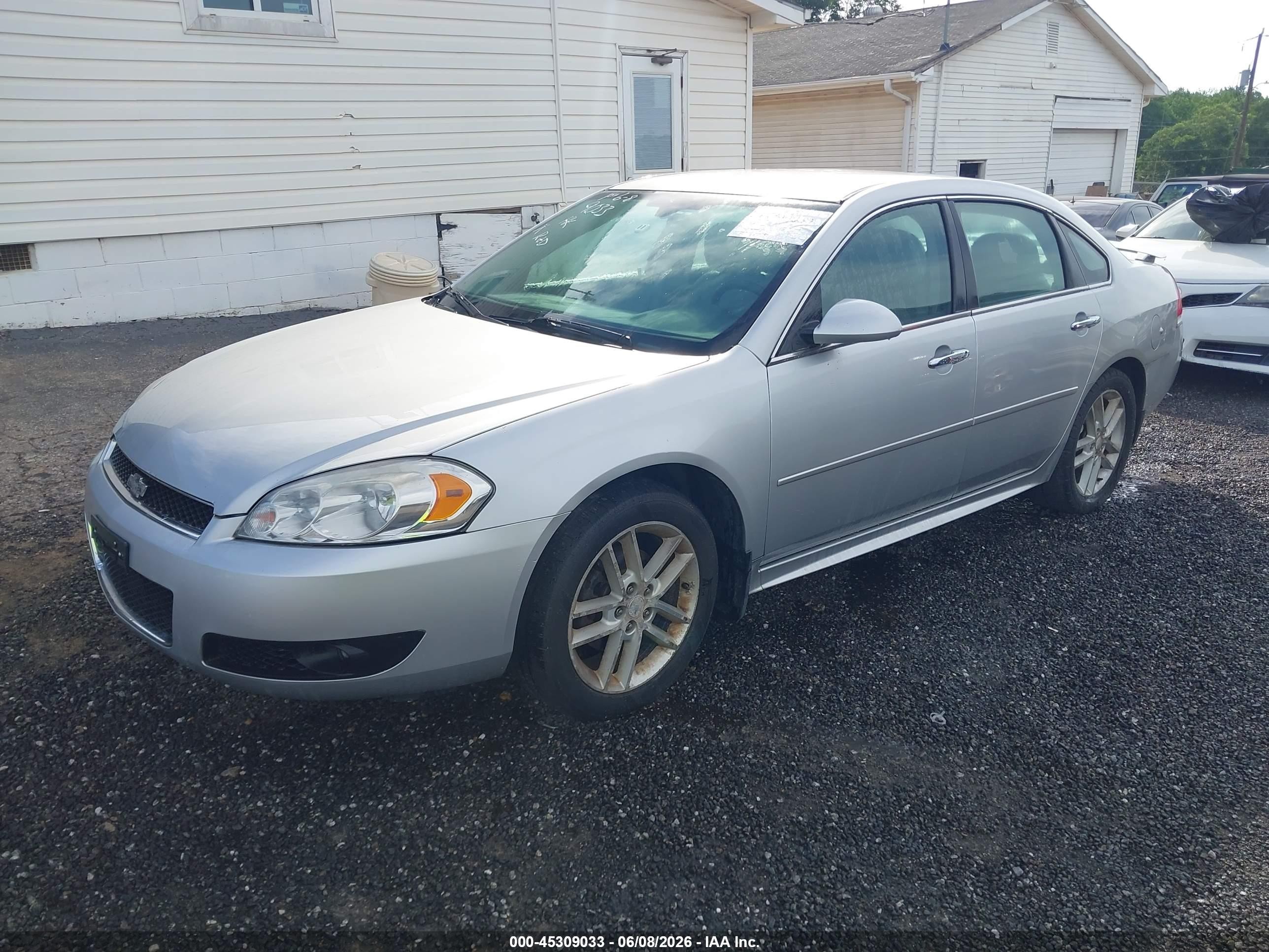 2012 Chevrolet Impala Ltz Silver vin: 2G1WC5E38C1203172