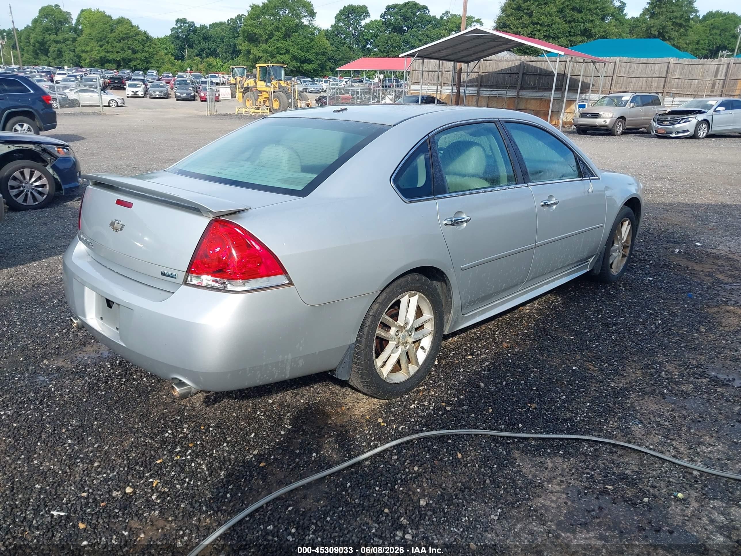 2012 Chevrolet Impala Ltz Silver vin: 2G1WC5E38C1203172