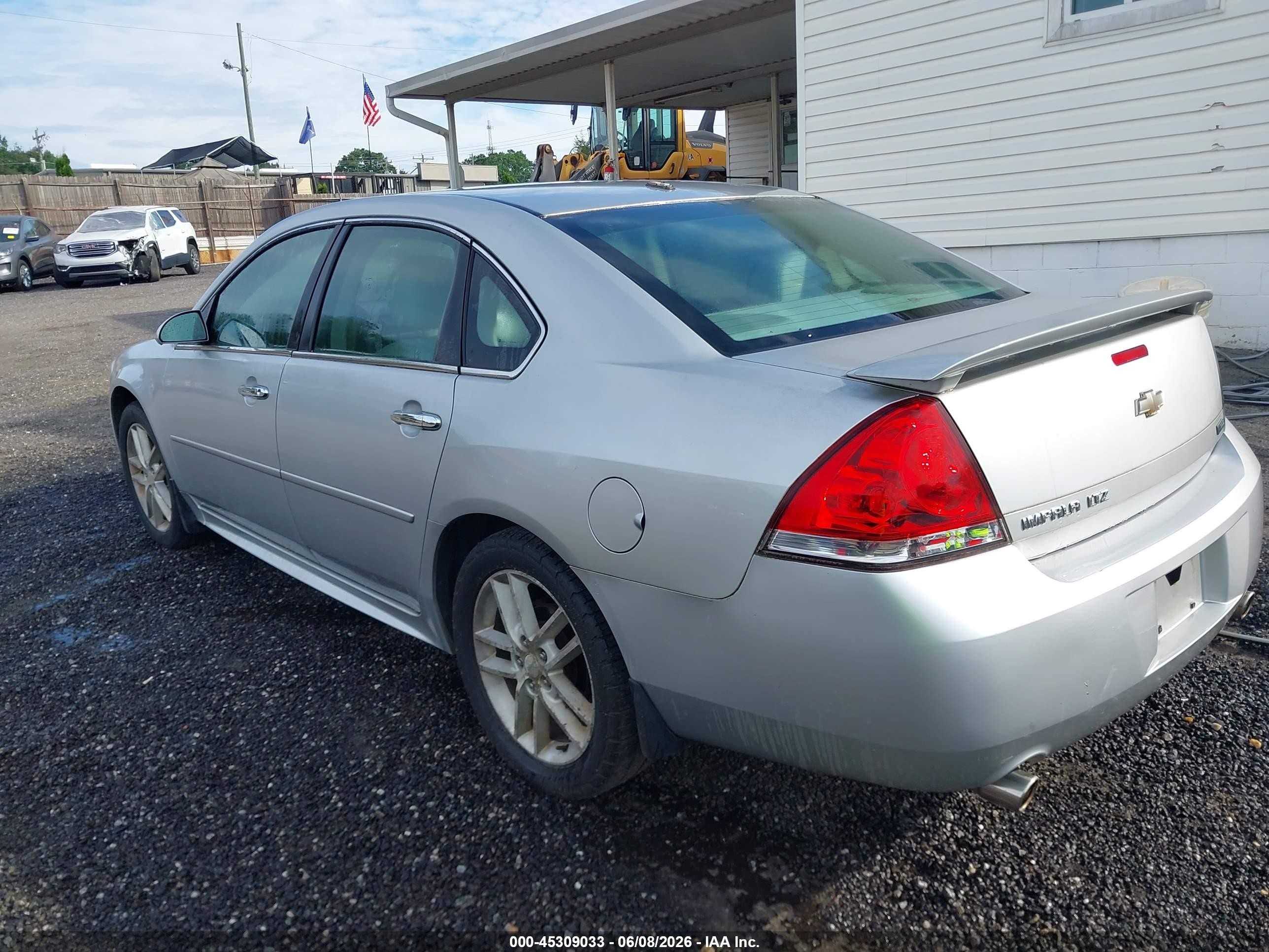 2012 Chevrolet Impala Ltz Silver vin: 2G1WC5E38C1203172
