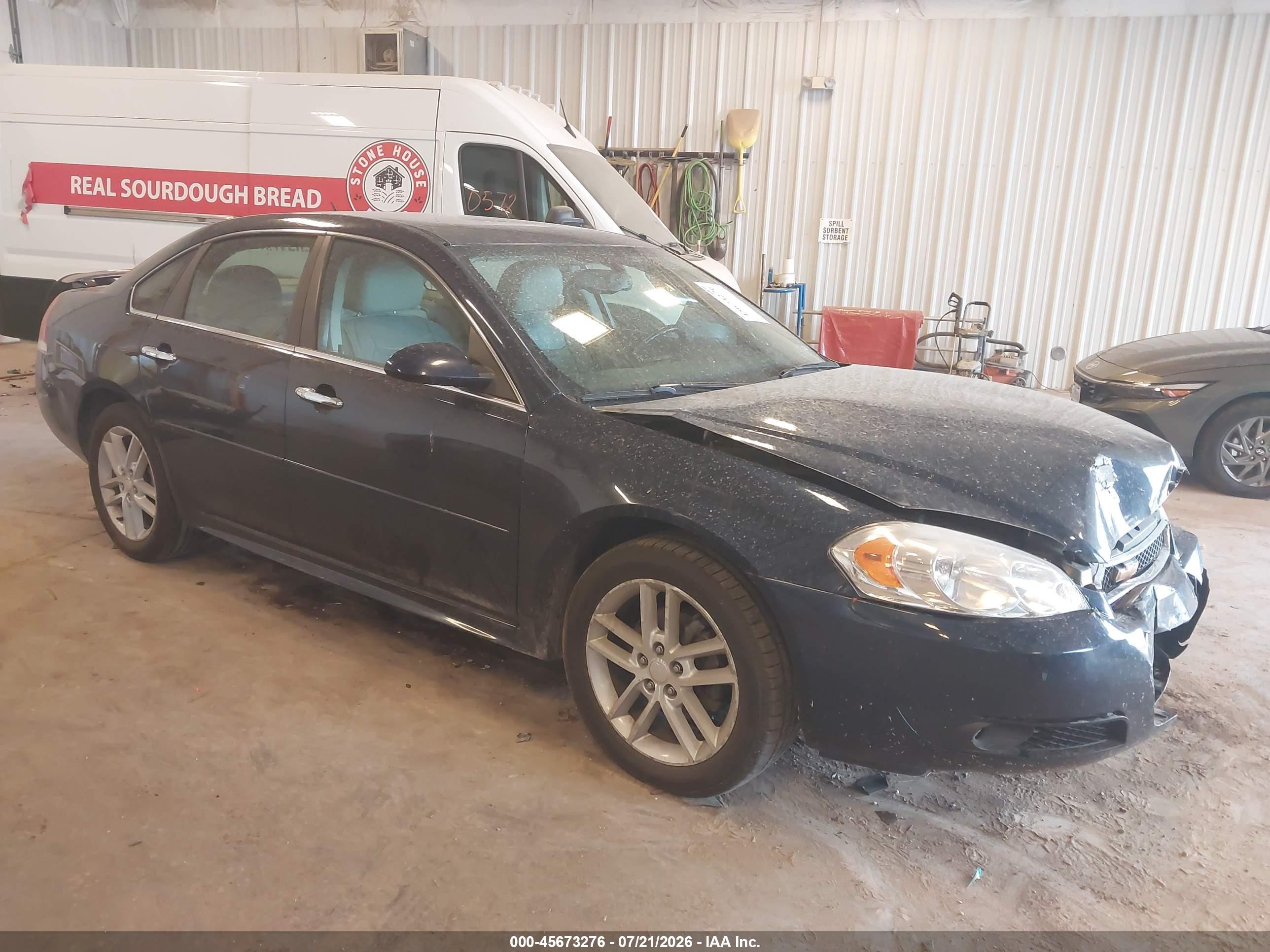 2012 Chevrolet Impala Ltz Синий vin: 2G1WC5E38C1203656