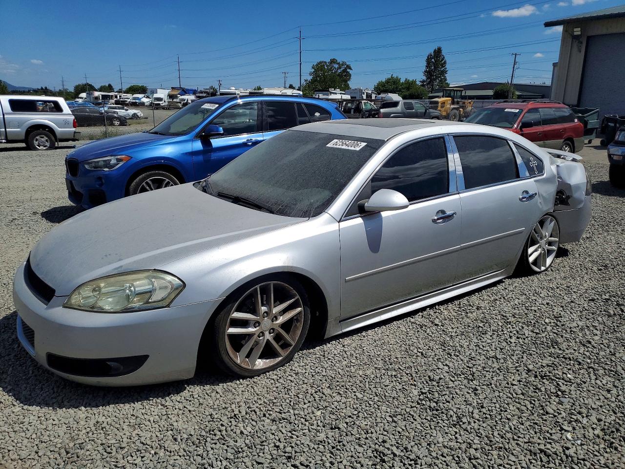 2012 Chevrolet Impala Ltz Silver vin: 2G1WC5E38C1226497