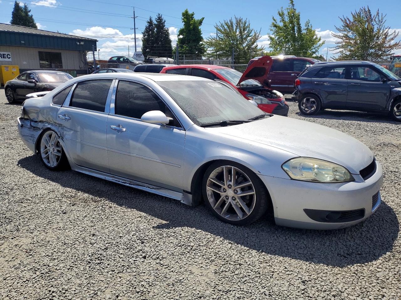 2012 Chevrolet Impala Ltz Silver vin: 2G1WC5E38C1226497