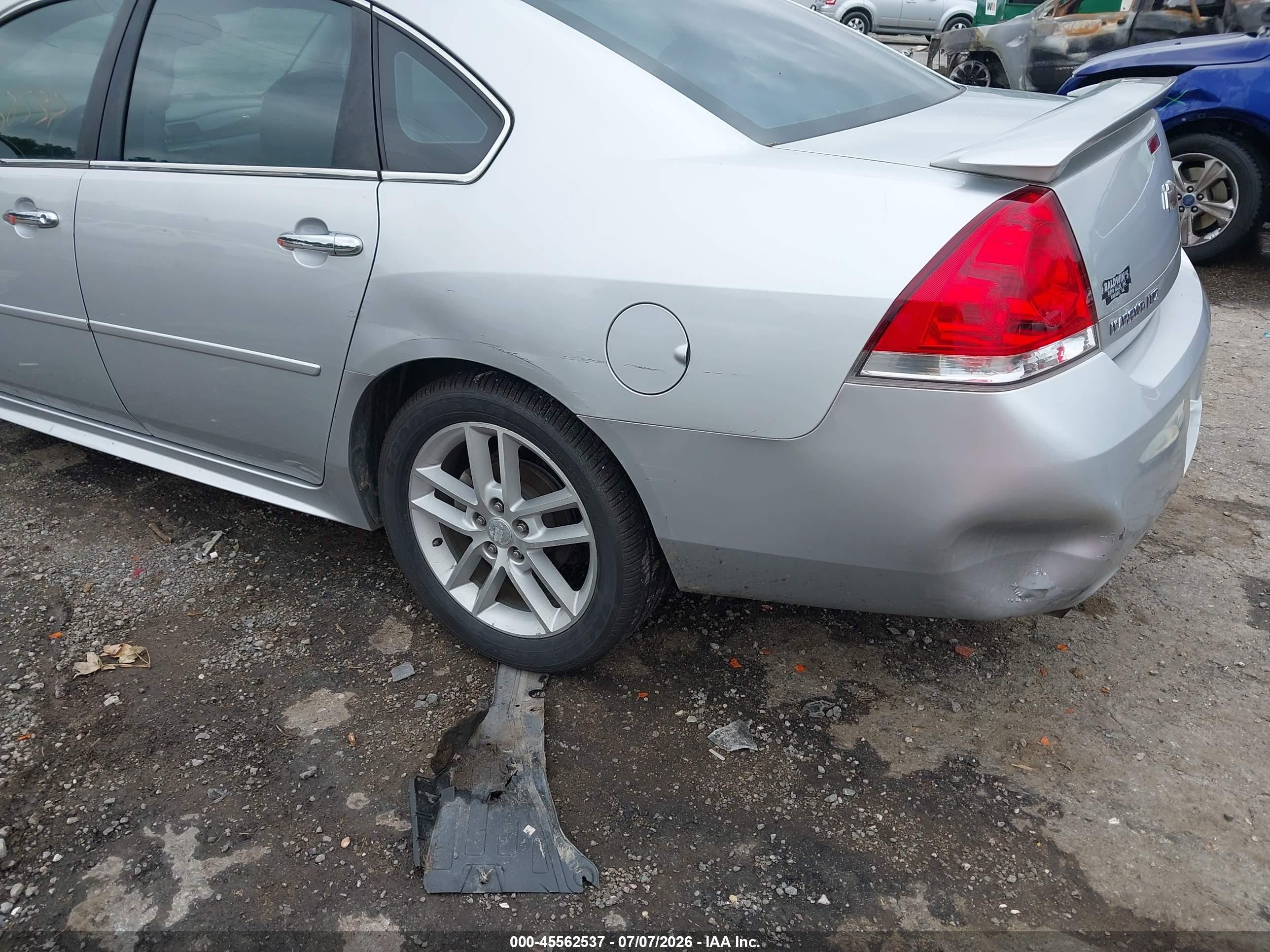 2012 Chevrolet Impala Ltz Silver vin: 2G1WC5E38C1238889
