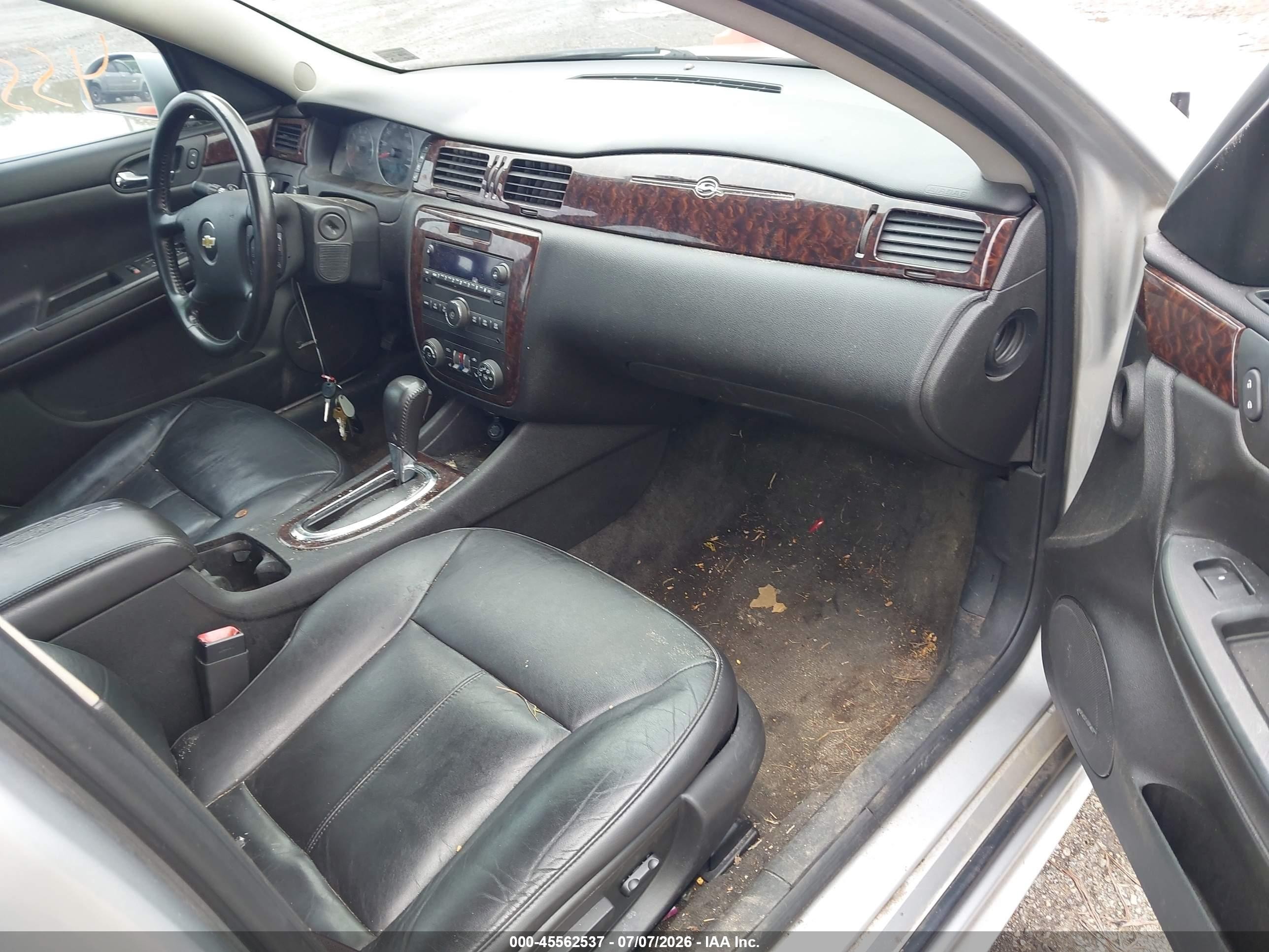 2012 Chevrolet Impala Ltz Silver vin: 2G1WC5E38C1238889