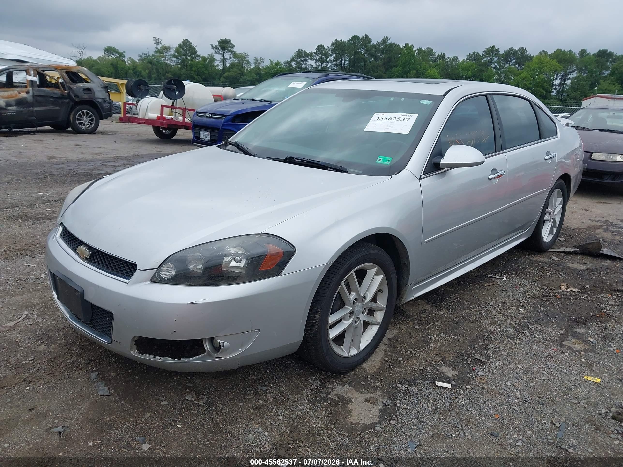 2012 Chevrolet Impala Ltz Silver vin: 2G1WC5E38C1238889