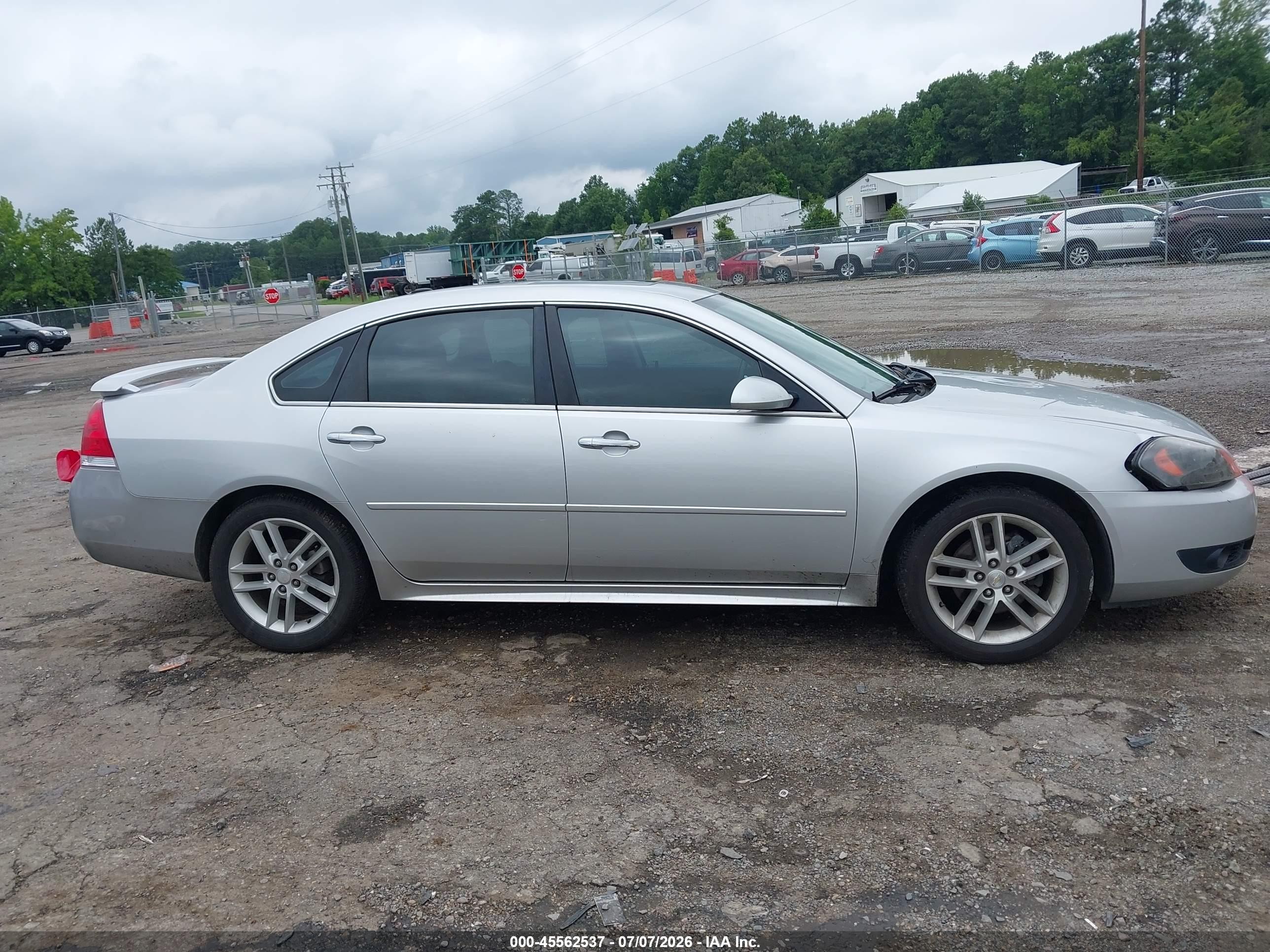 2012 Chevrolet Impala Ltz Silver vin: 2G1WC5E38C1238889