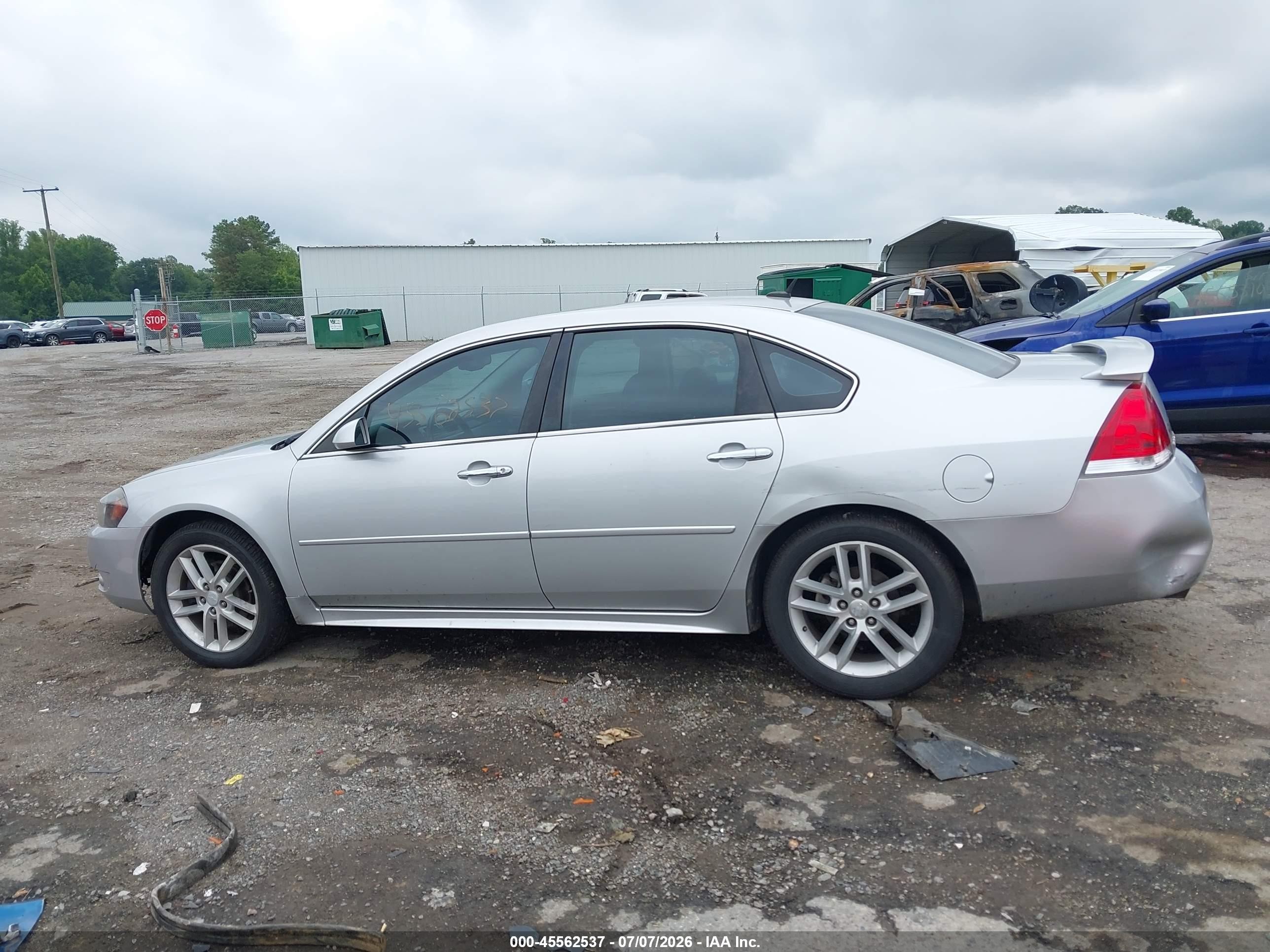2012 Chevrolet Impala Ltz Silver vin: 2G1WC5E38C1238889