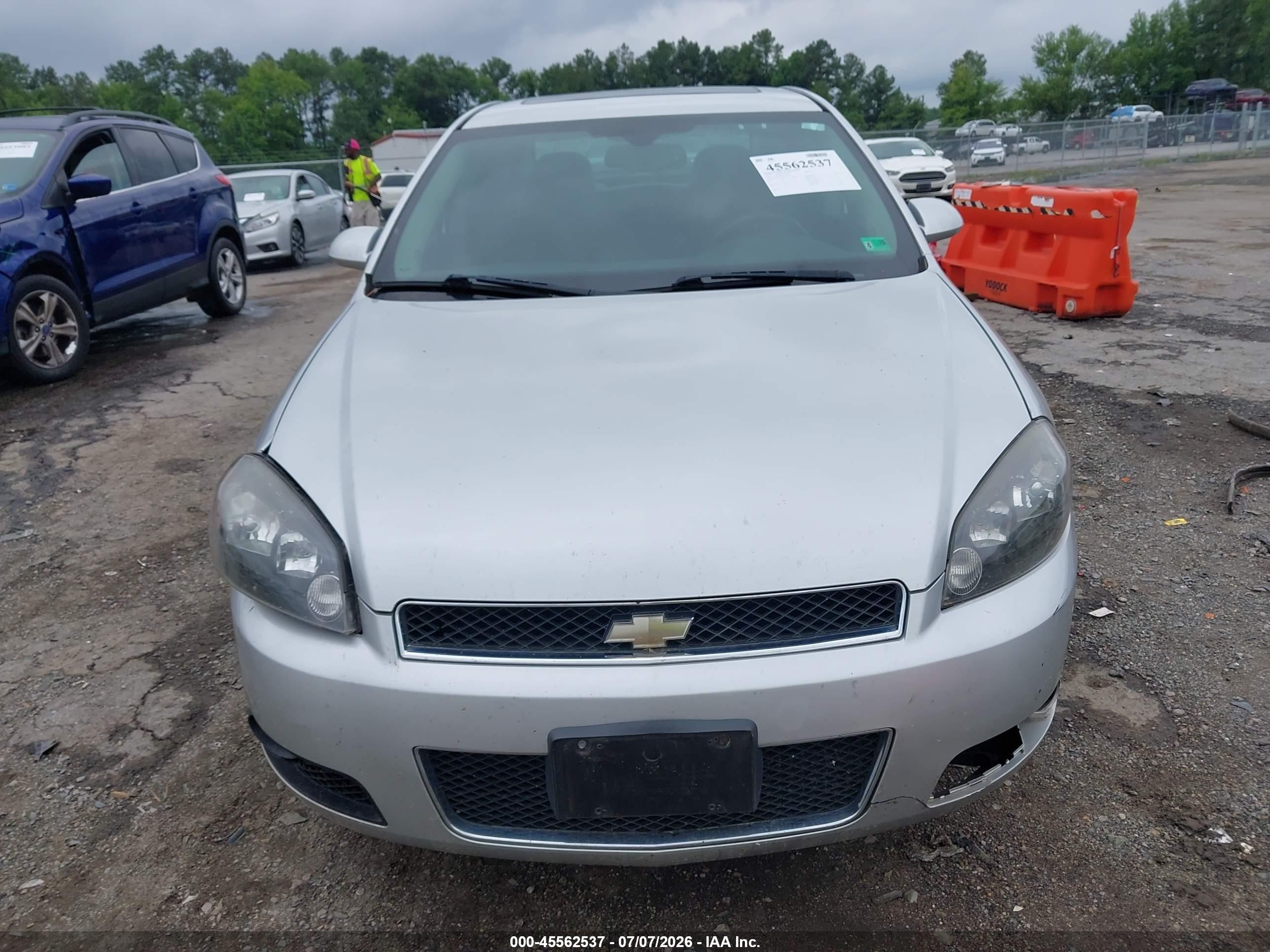 2012 Chevrolet Impala Ltz Silver vin: 2G1WC5E38C1238889