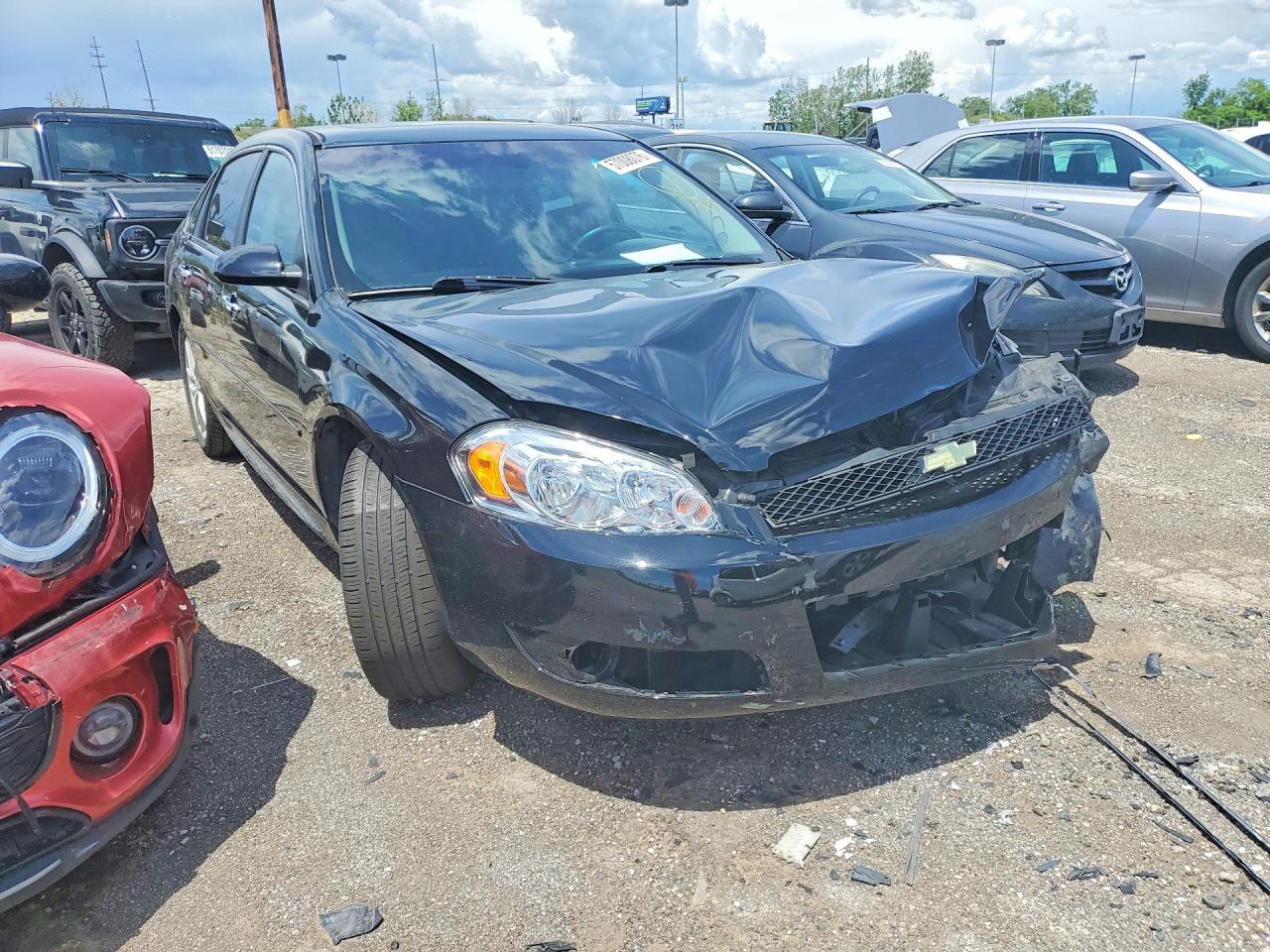 2012 Chevrolet Impala Ltz Black vin: 2G1WC5E38C1271536