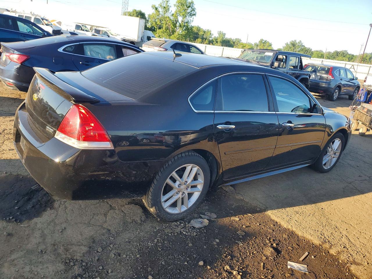 2012 Chevrolet Impala Ltz Black vin: 2G1WC5E38C1271536