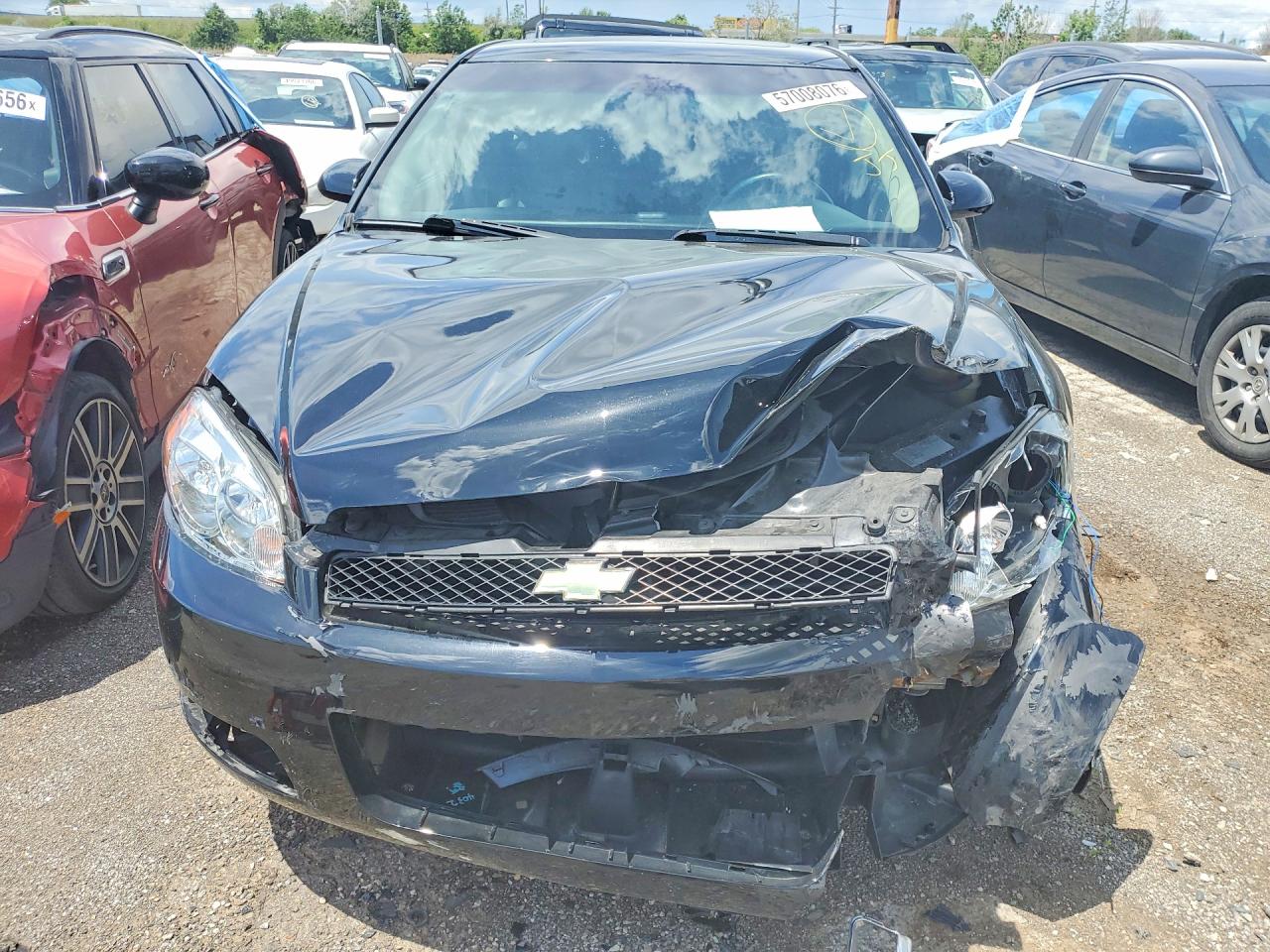 2012 Chevrolet Impala Ltz Black vin: 2G1WC5E38C1271536