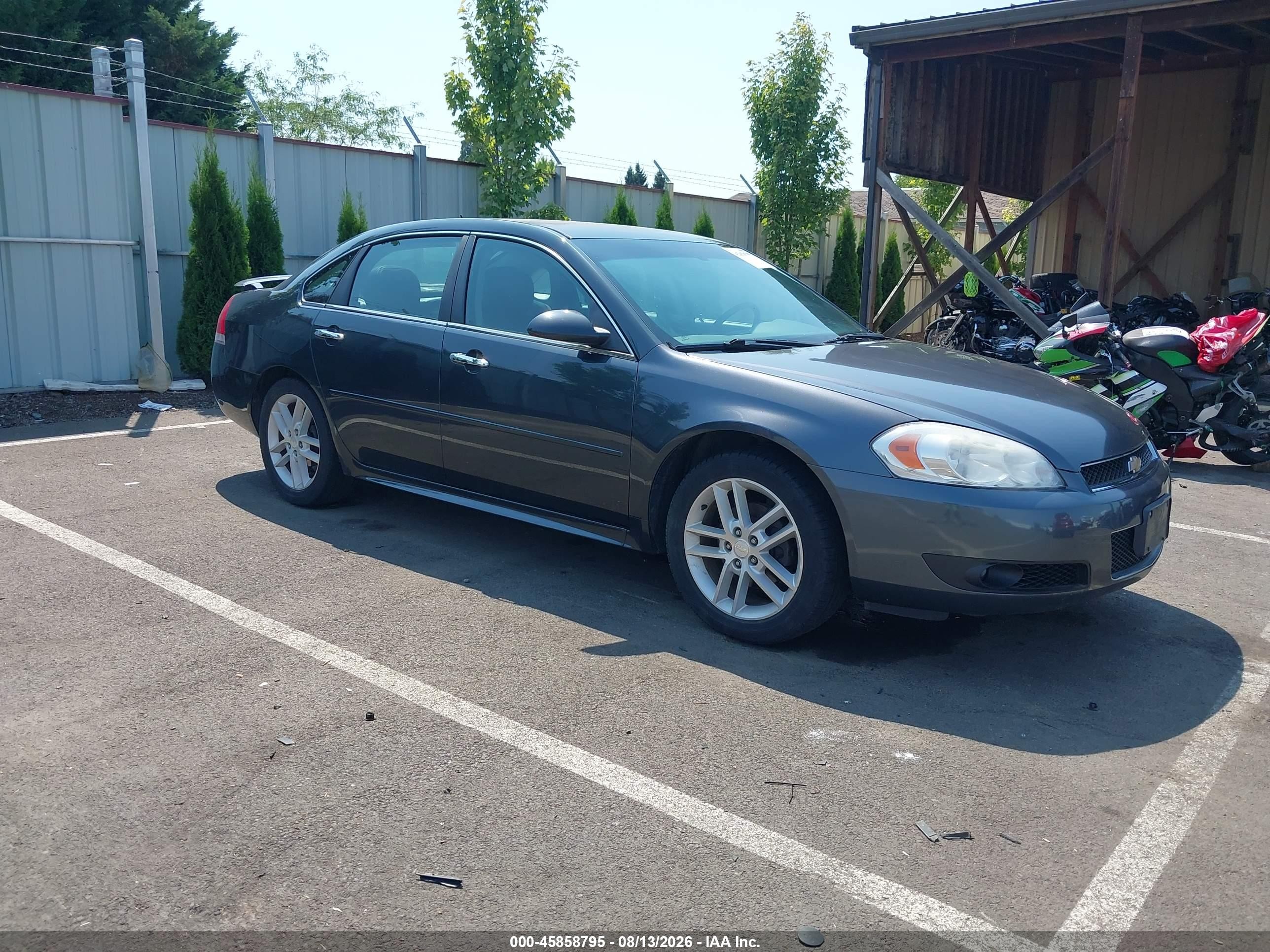 2012 Chevrolet Impala Ltz Gray vin: 2G1WC5E38C1279720