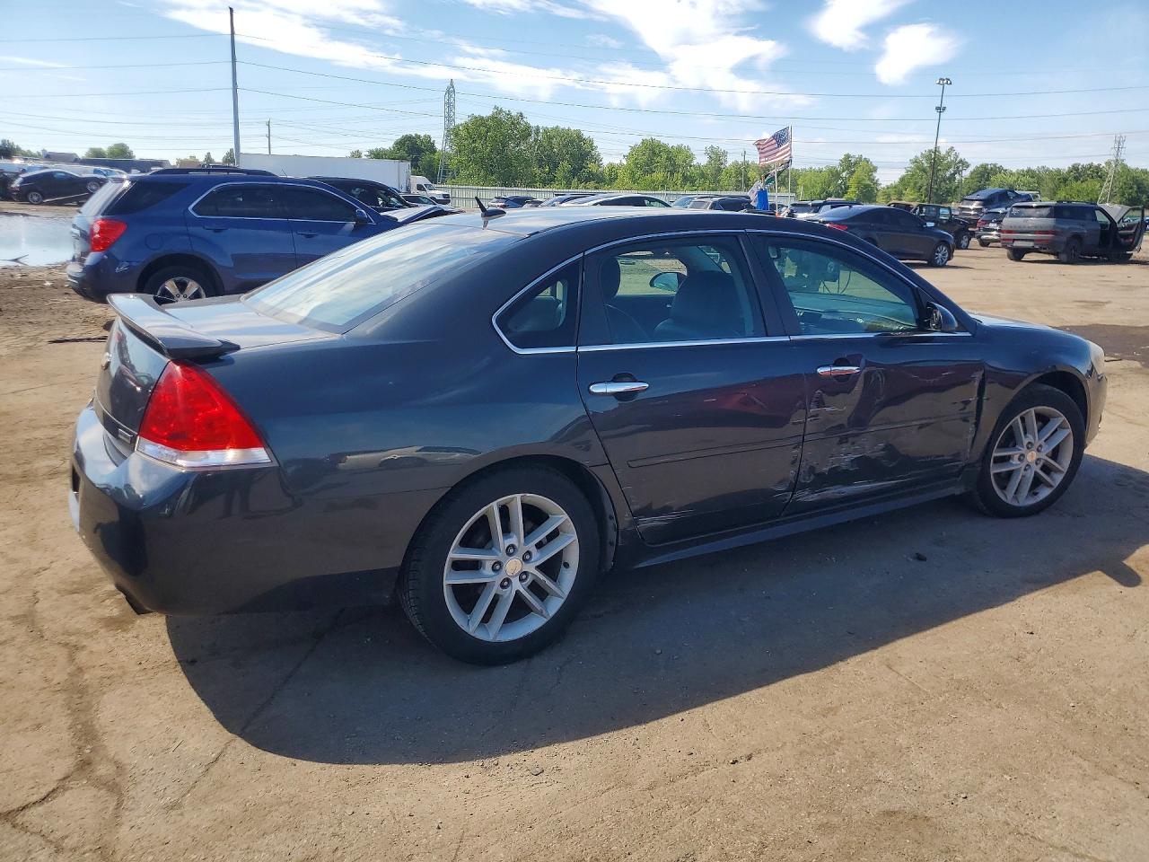 2013 Chevrolet Impala Ltz Gray vin: 2G1WC5E38D1175388