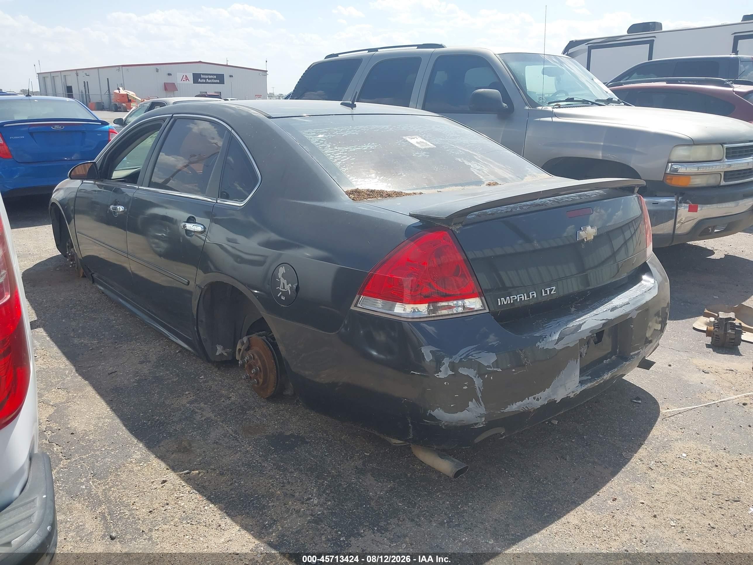 2013 Chevrolet Impala Ltz Gray vin: 2G1WC5E38D1220359