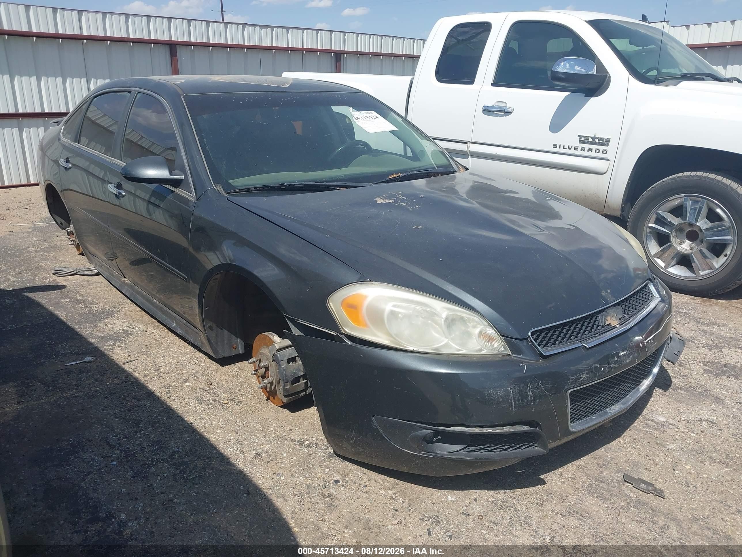 2013 Chevrolet Impala Ltz Gray vin: 2G1WC5E38D1220359