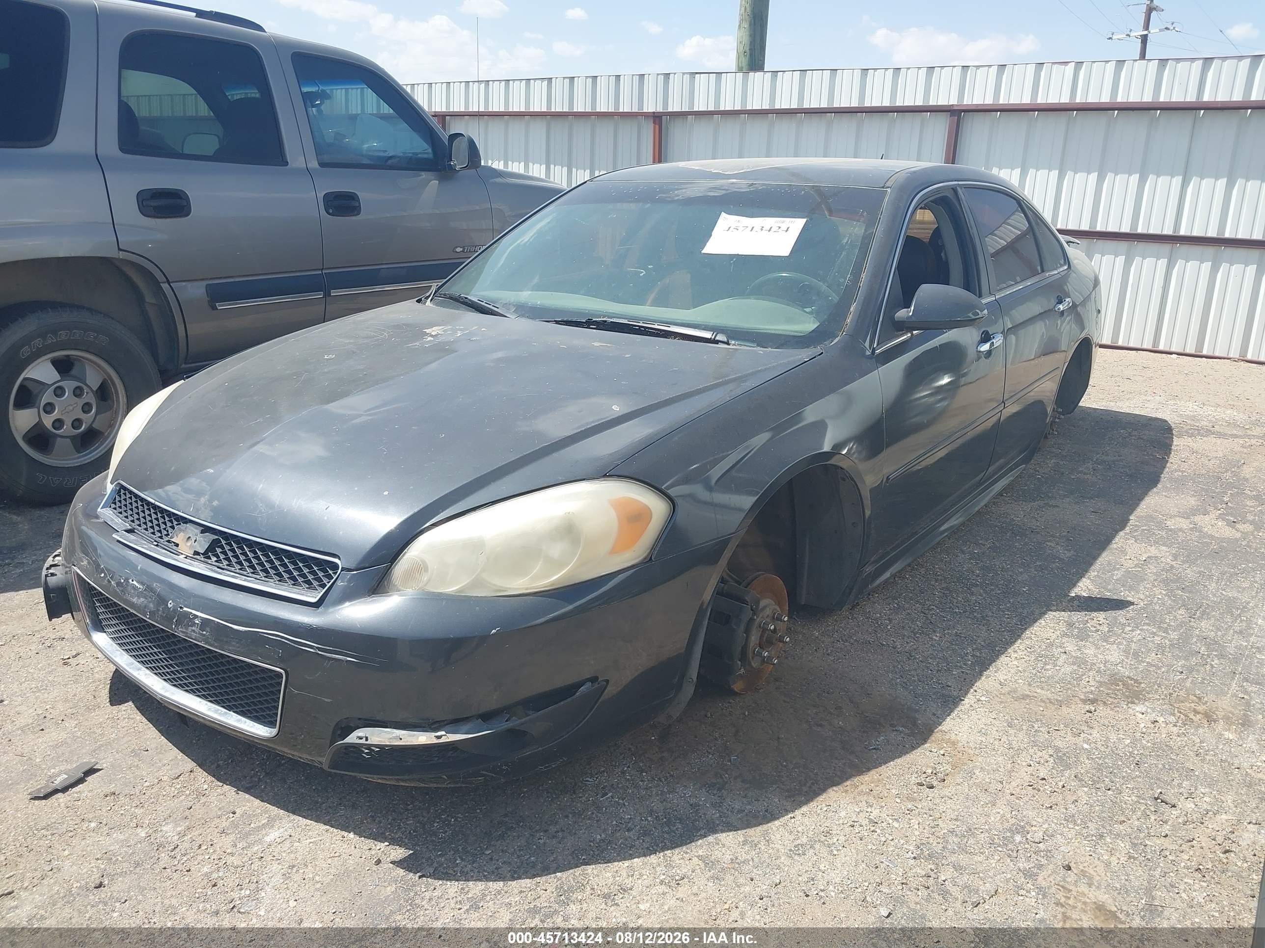 2013 Chevrolet Impala Ltz Gray vin: 2G1WC5E38D1220359