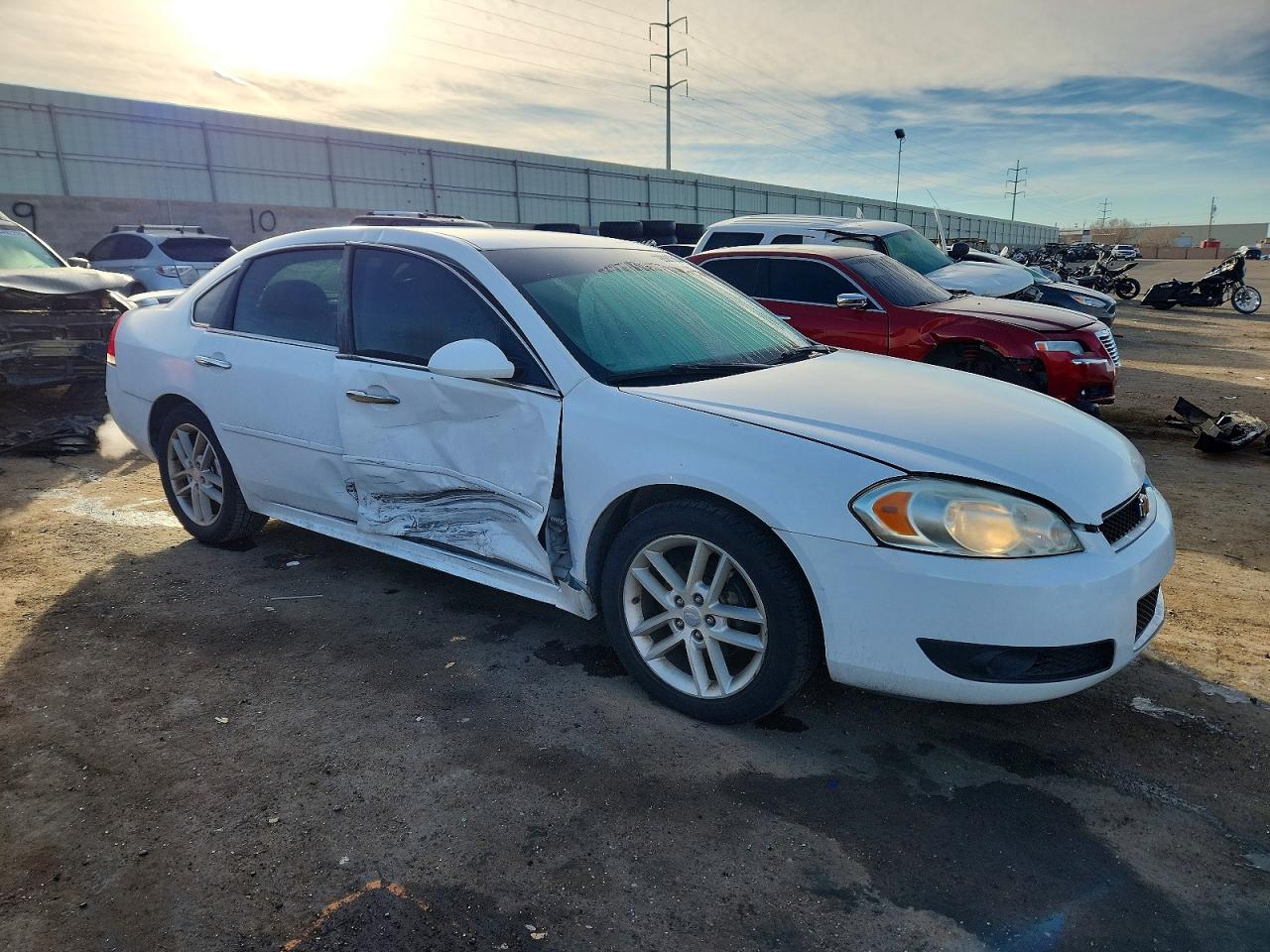 2013 Chevrolet Impala Ltz White vin: 2G1WC5E38D1242247