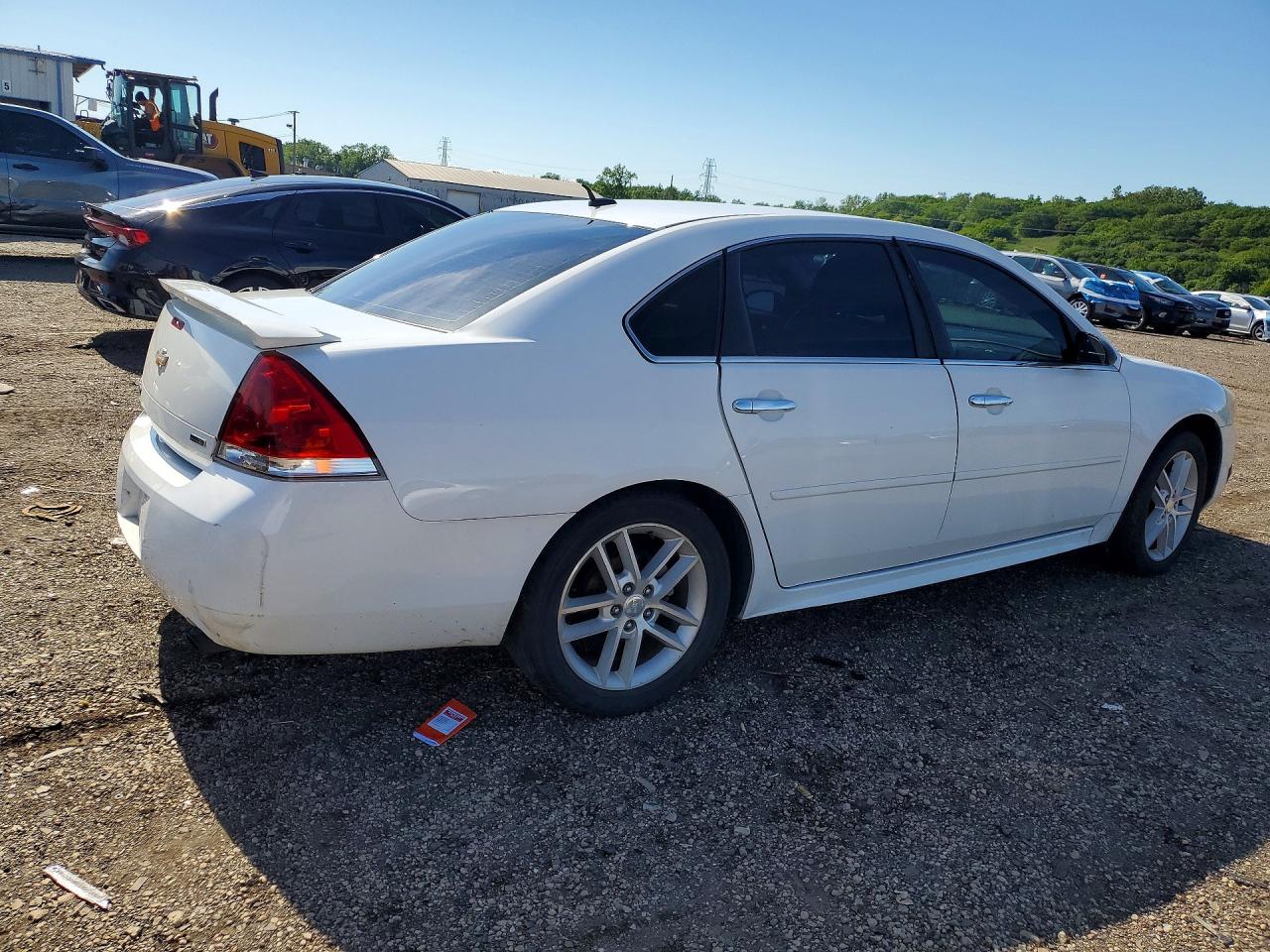 2014 Chevrolet Impala Limited Ltz White vin: 2G1WC5E38E1107867