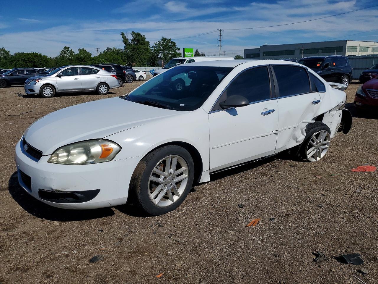 2014 Chevrolet Impala Limited Ltz White vin: 2G1WC5E38E1107867