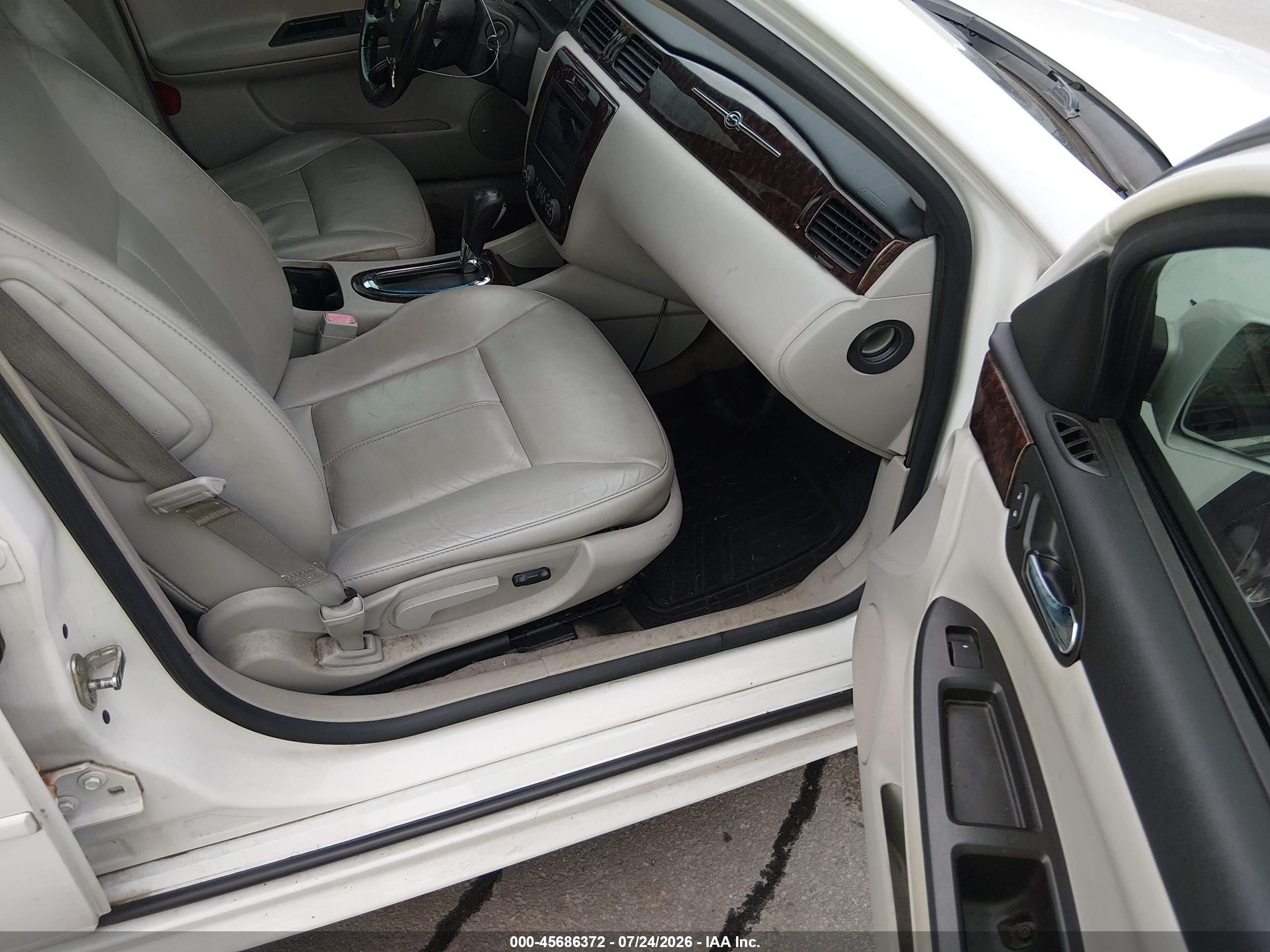 2014 Chevrolet Impala Limited Ltz White vin: 2G1WC5E38E1122160
