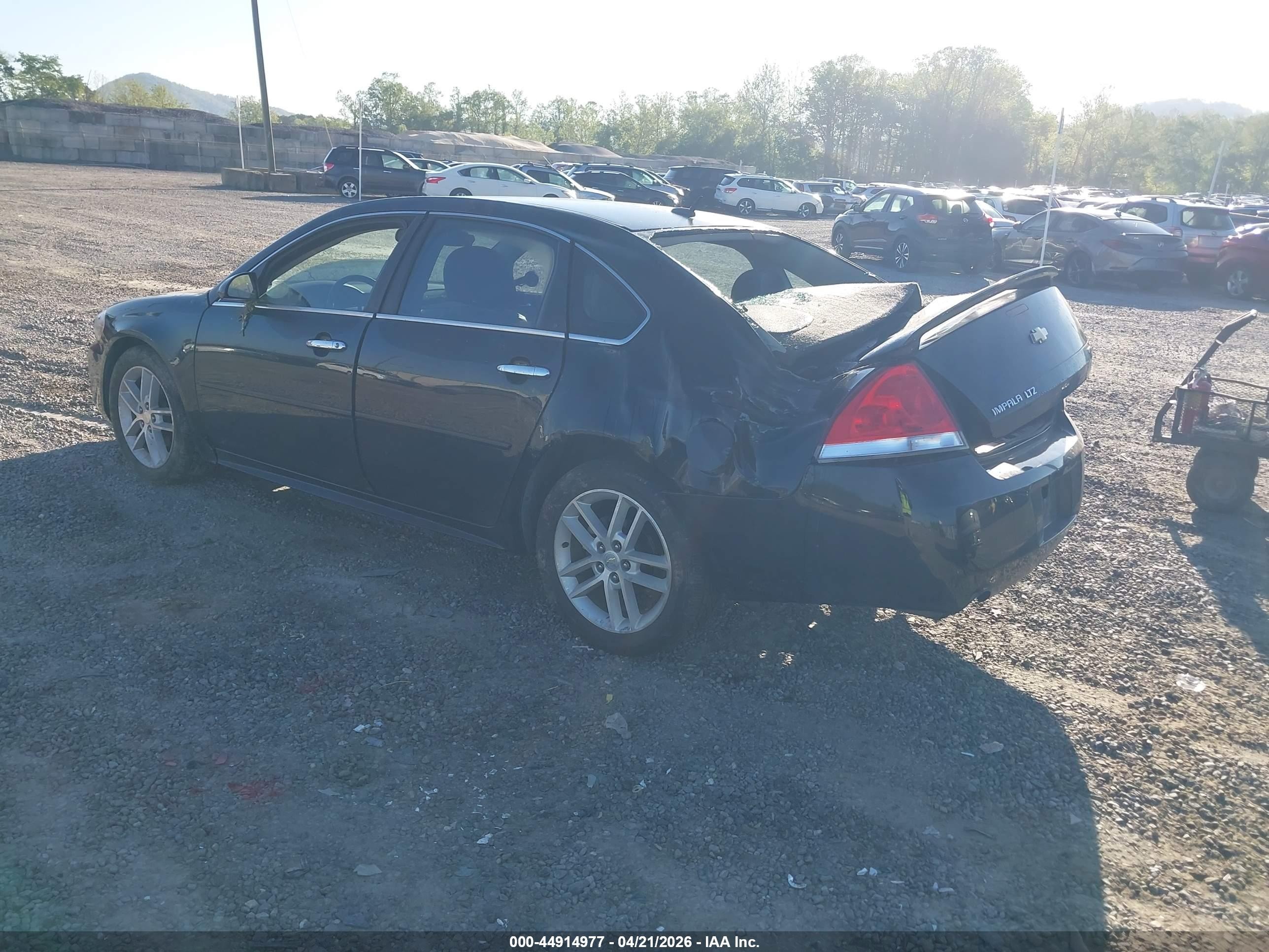 2014 Chevrolet Impala Limited Ltz Black vin: 2G1WC5E38E1139508