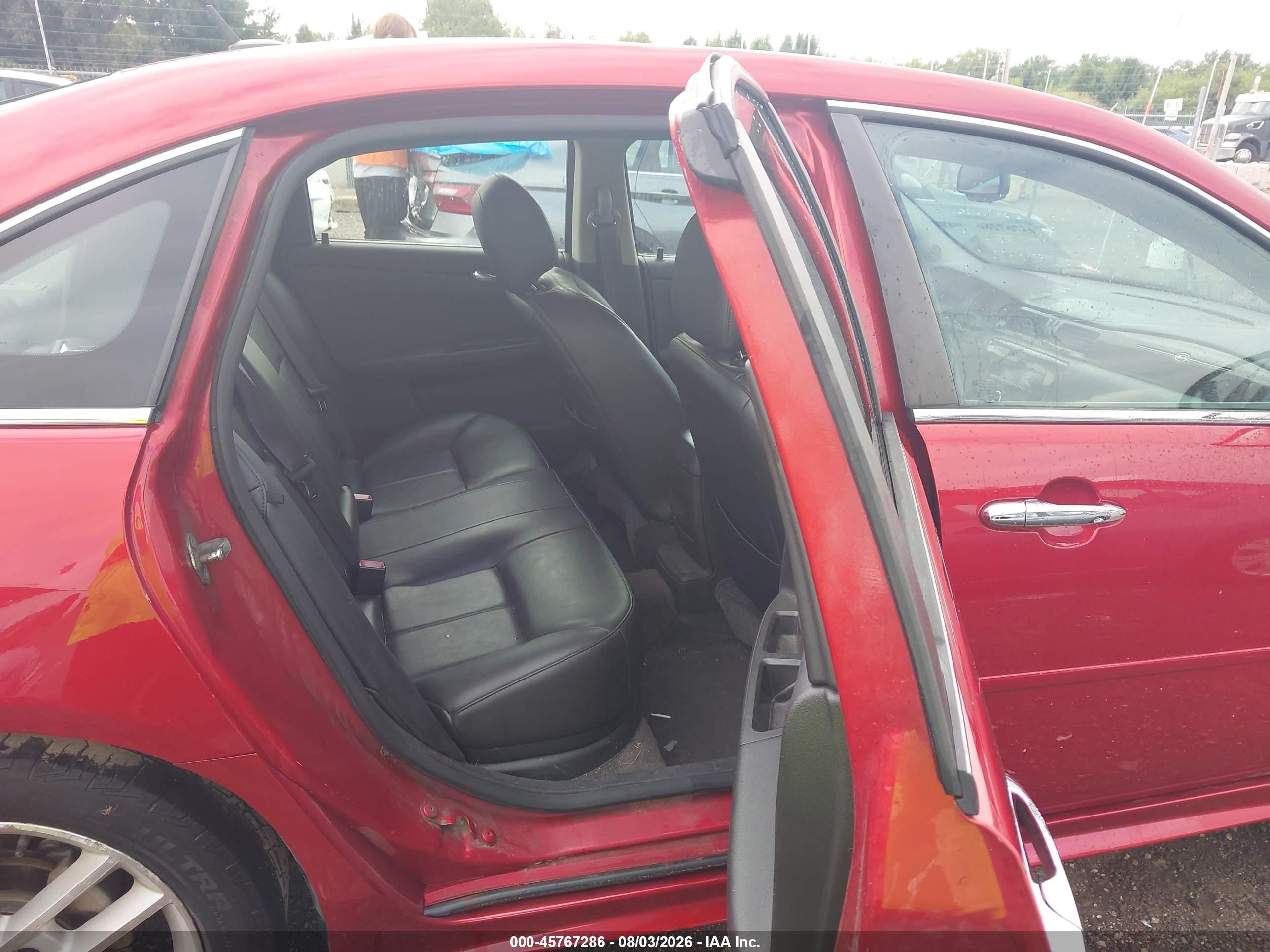 2015 Chevrolet Impala Limited Ltz Red vin: 2G1WC5E38F1119180