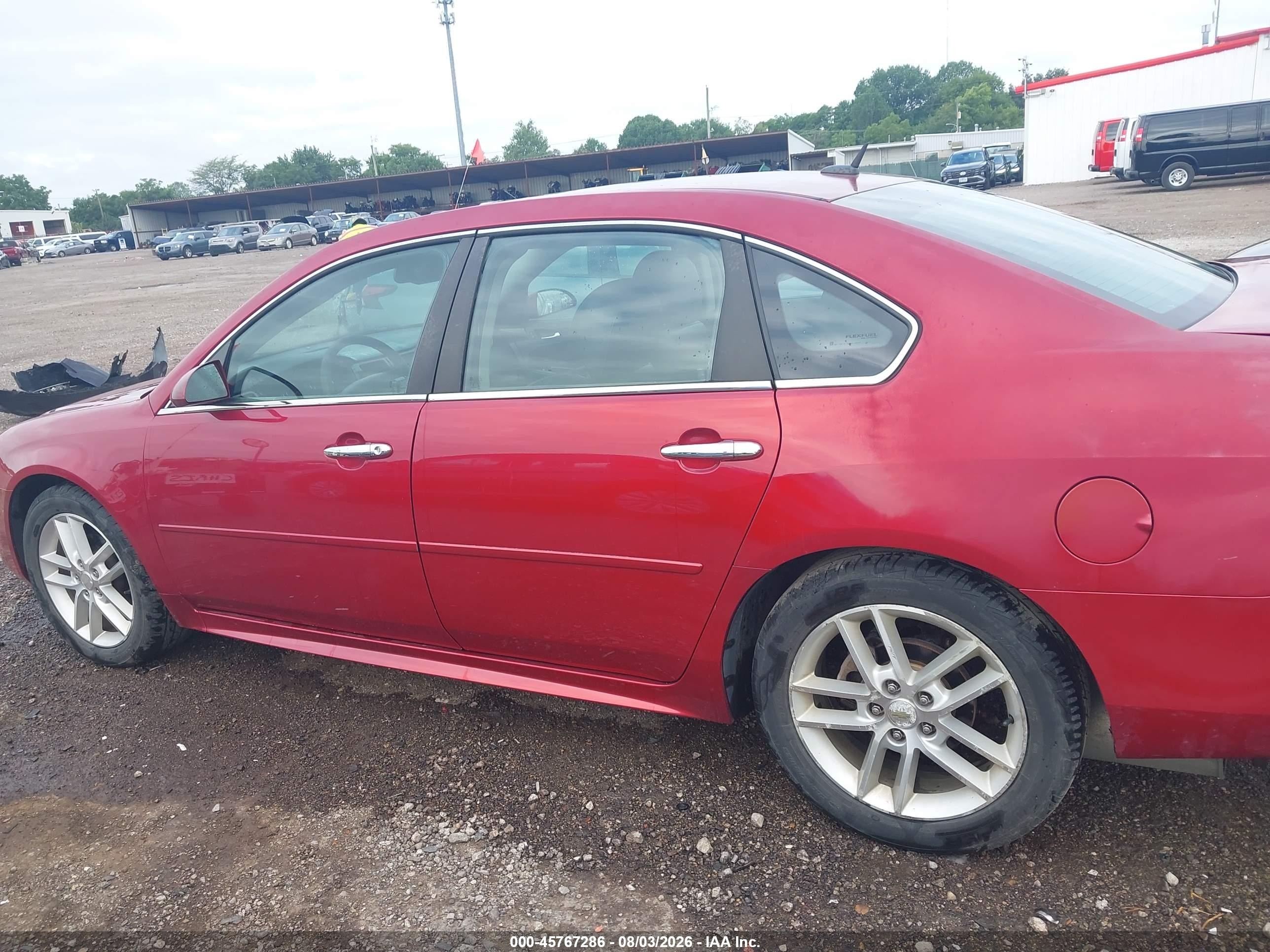 2015 Chevrolet Impala Limited Ltz Red vin: 2G1WC5E38F1119180