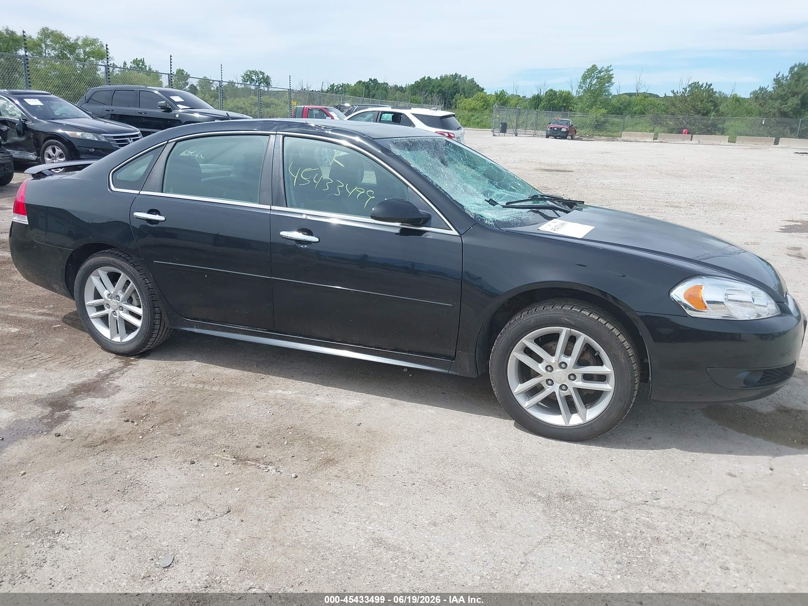 2012 Chevrolet Impala Ltz Черный vin: 2G1WC5E39C1153706