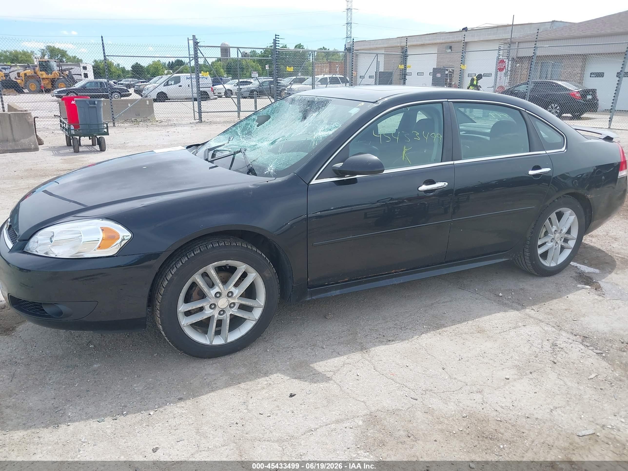 2012 Chevrolet Impala Ltz Черный vin: 2G1WC5E39C1153706