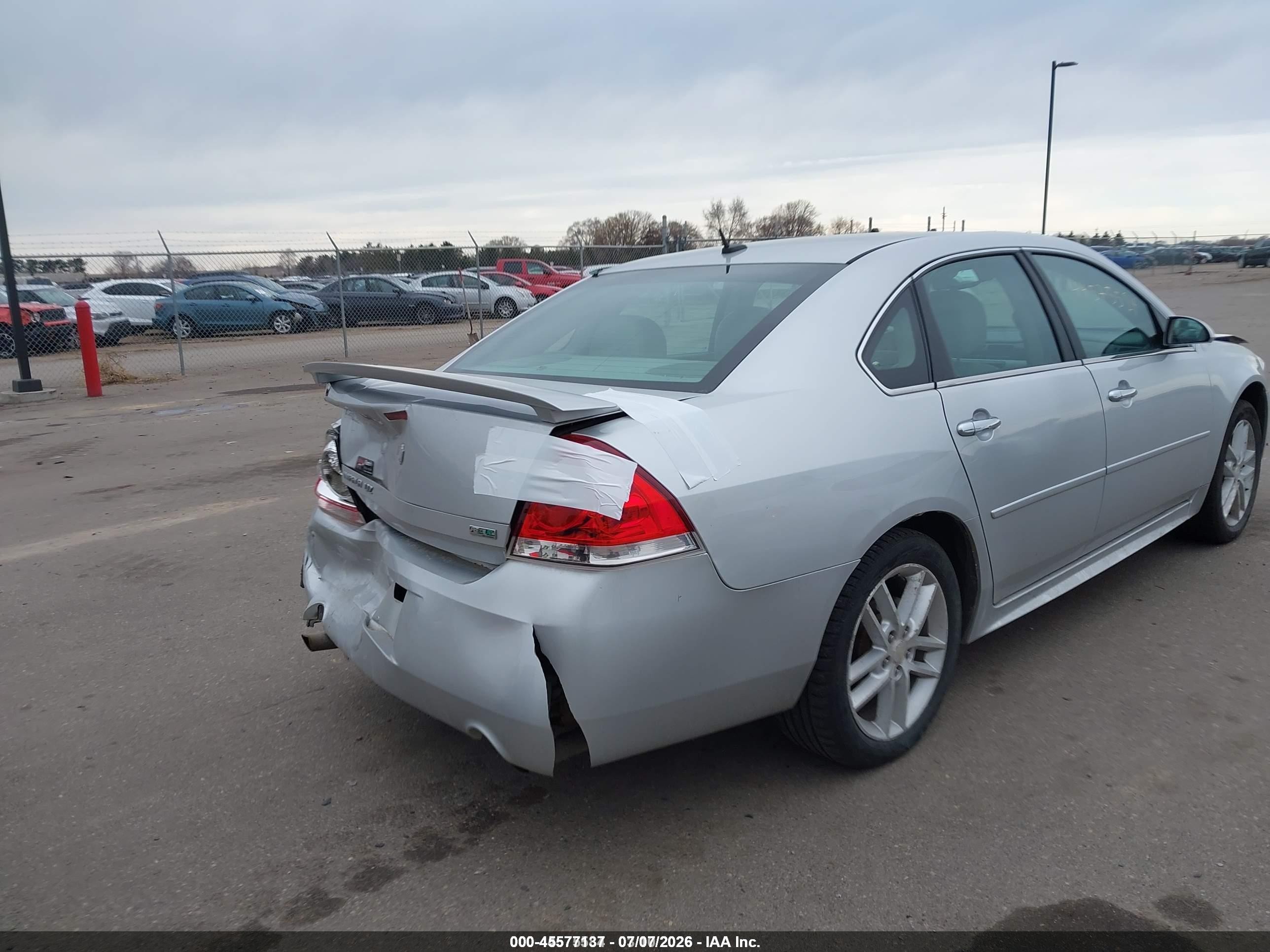 2012 Chevrolet Impala Ltz Gray vin: 2G1WC5E39C1264093