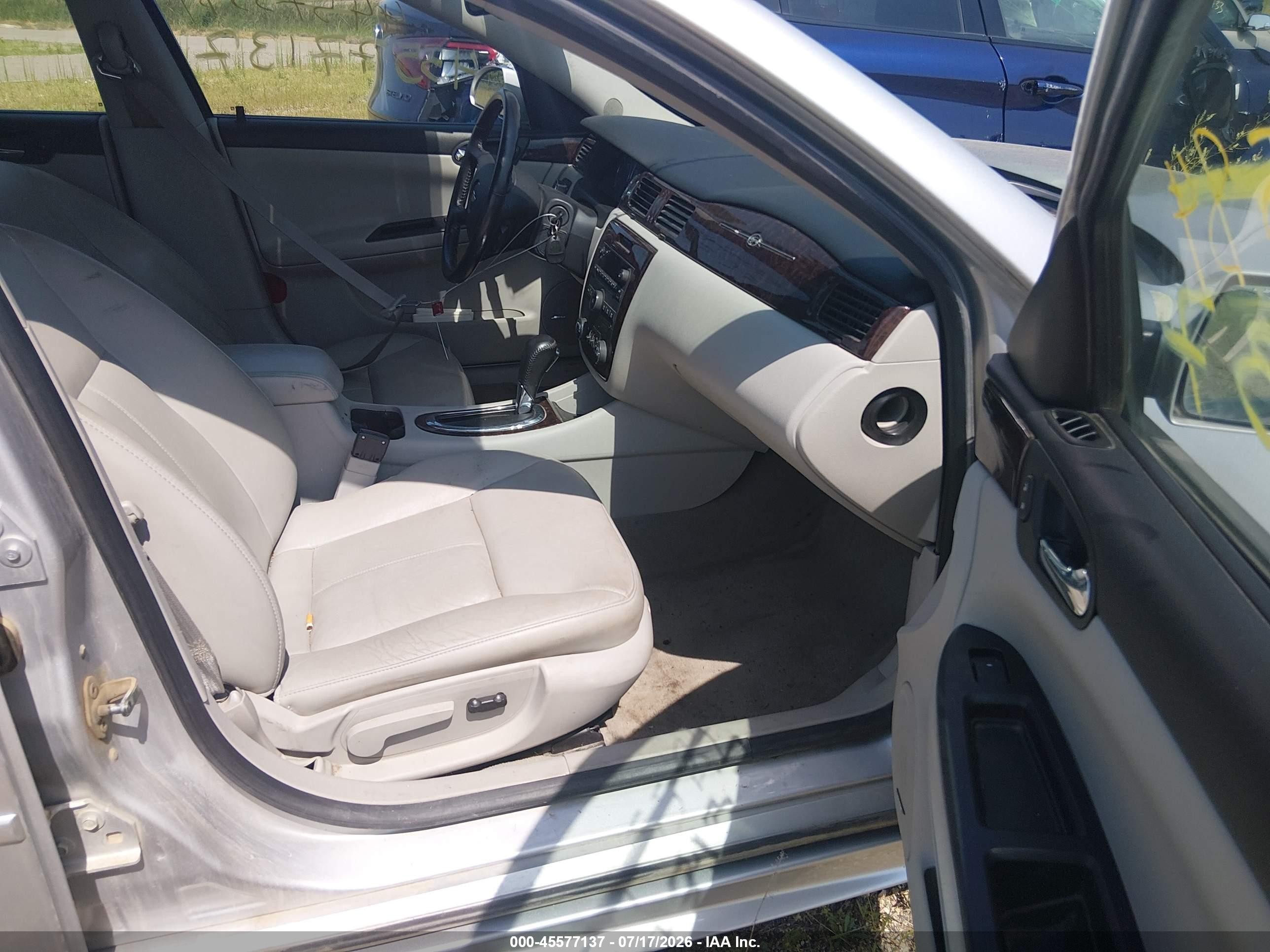 2012 Chevrolet Impala Ltz Gray vin: 2G1WC5E39C1264093