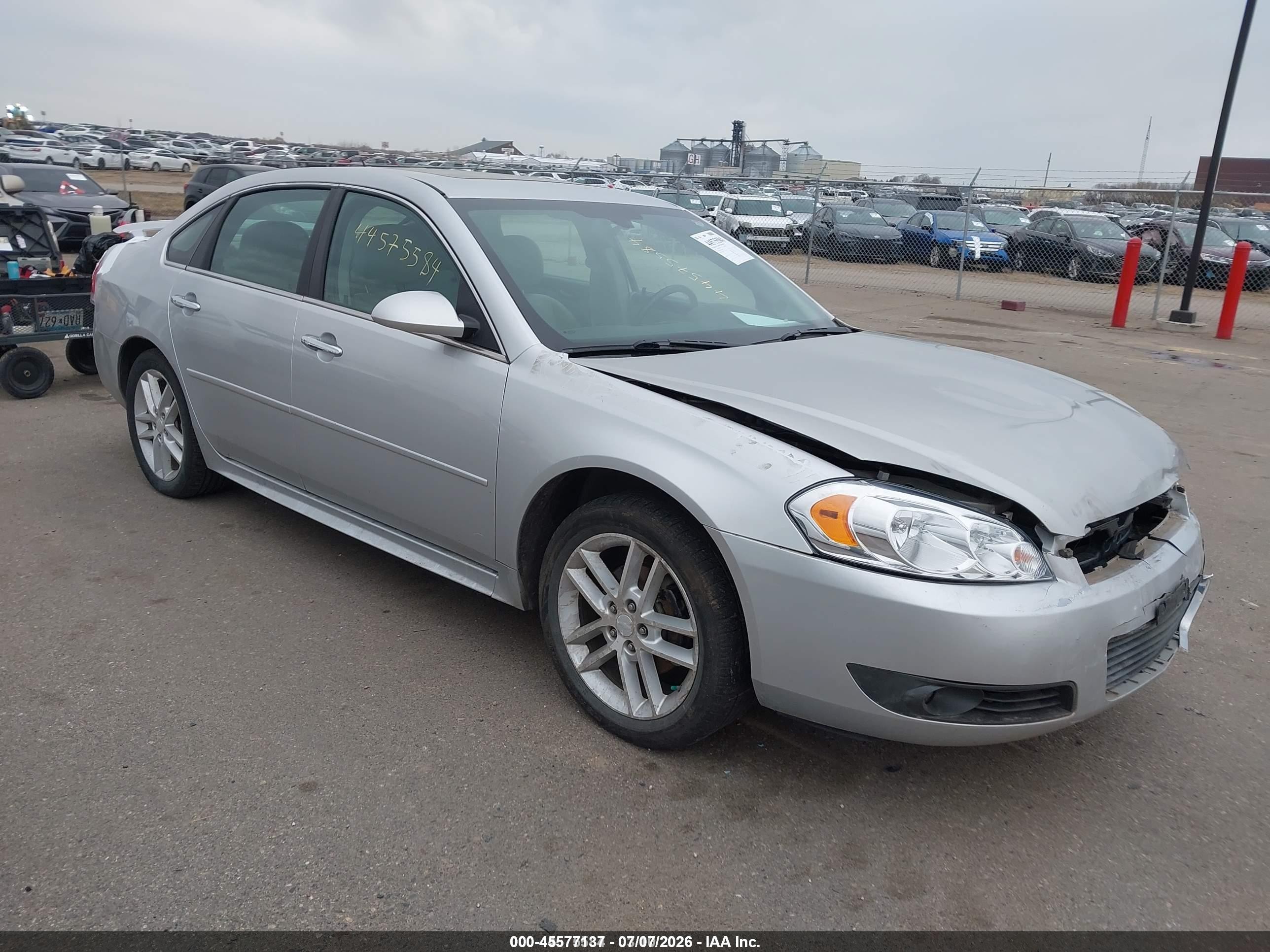 2012 Chevrolet Impala Ltz Gray vin: 2G1WC5E39C1264093