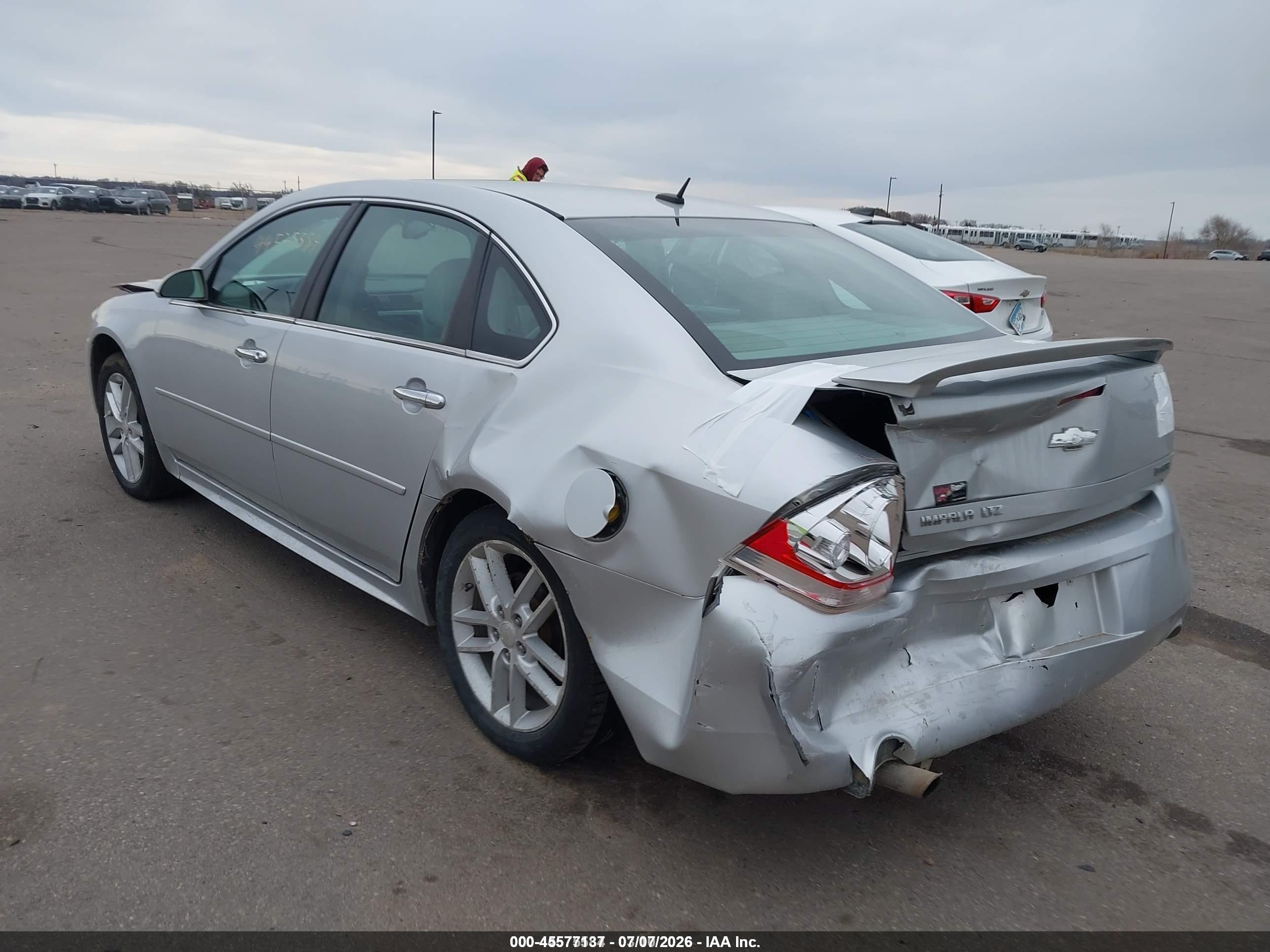 2012 Chevrolet Impala Ltz Gray vin: 2G1WC5E39C1264093