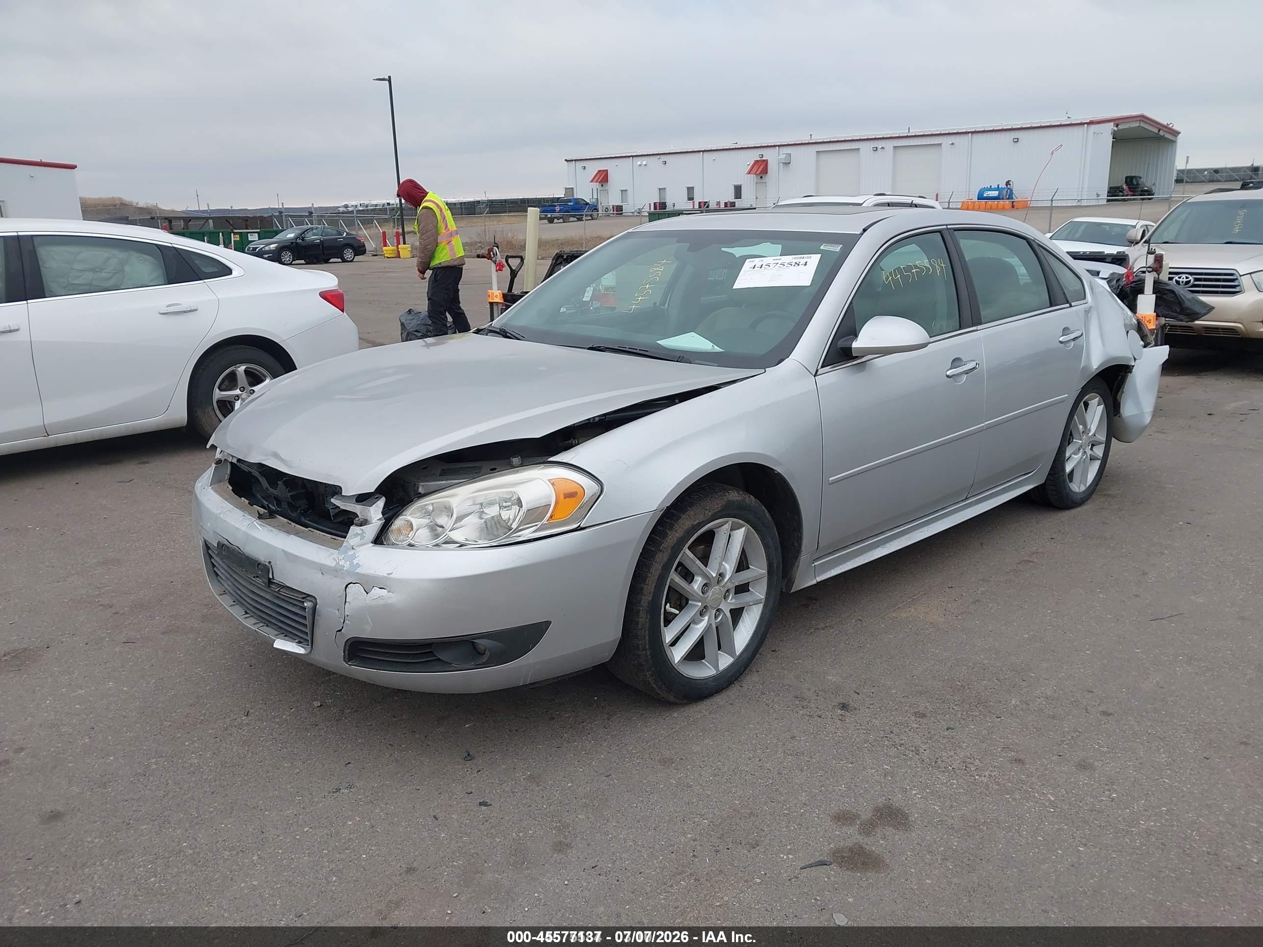 2012 Chevrolet Impala Ltz Gray vin: 2G1WC5E39C1264093