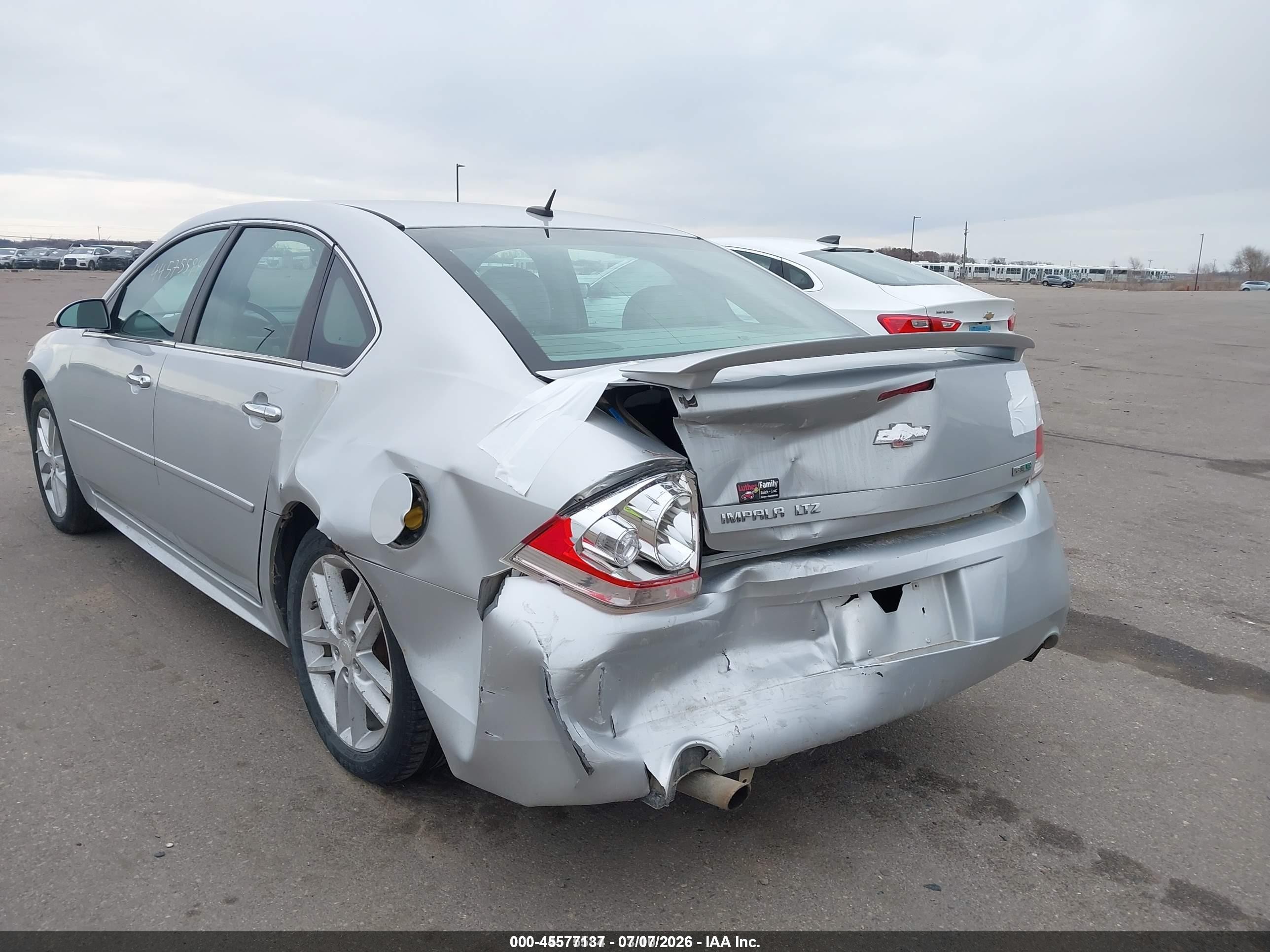 2012 Chevrolet Impala Ltz Gray vin: 2G1WC5E39C1264093