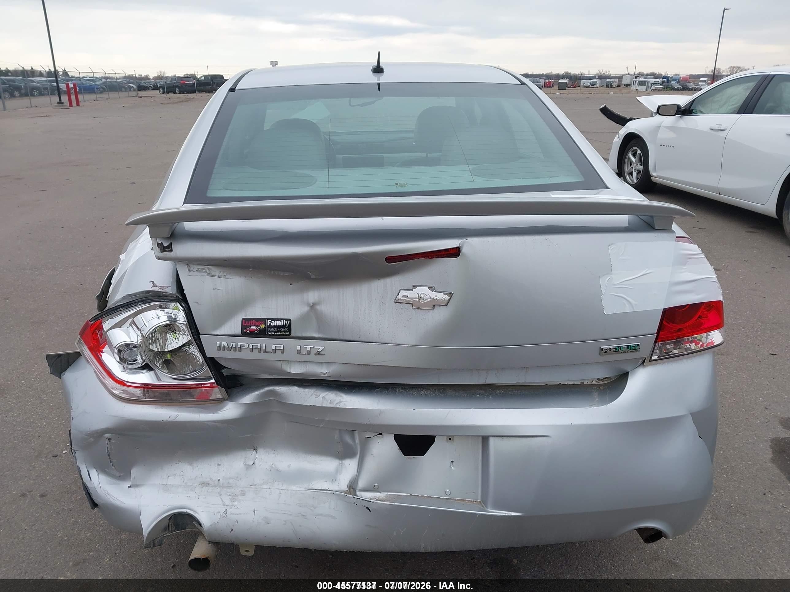 2012 Chevrolet Impala Ltz Gray vin: 2G1WC5E39C1264093