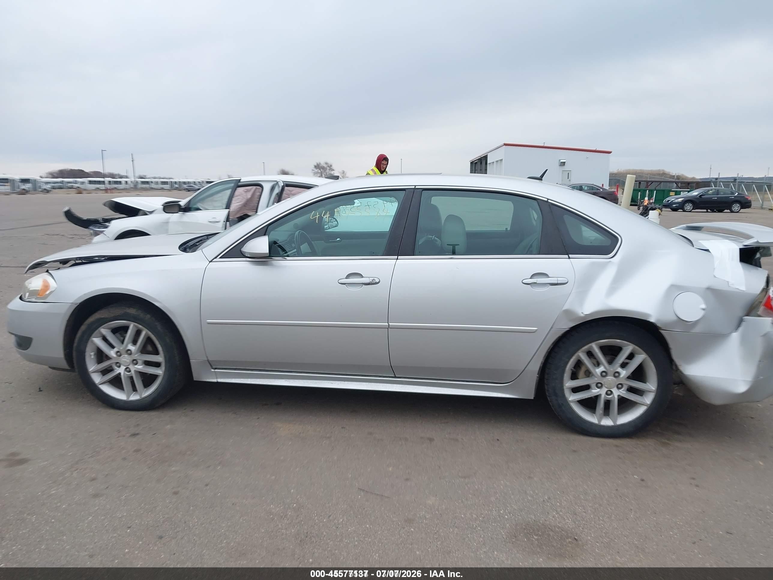 2012 Chevrolet Impala Ltz Gray vin: 2G1WC5E39C1264093
