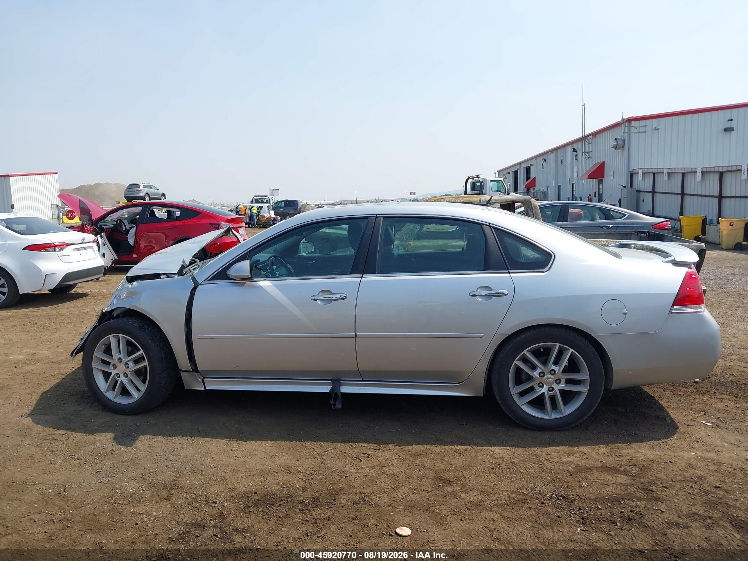 2013 Chevrolet Impala Ltz Silver vin: 2G1WC5E39D1114809
