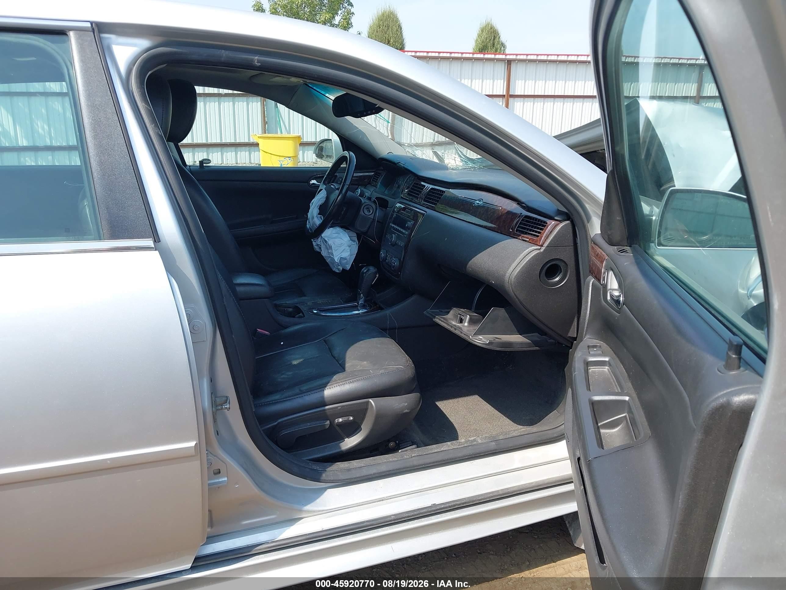 2013 Chevrolet Impala Ltz Silver vin: 2G1WC5E39D1114809