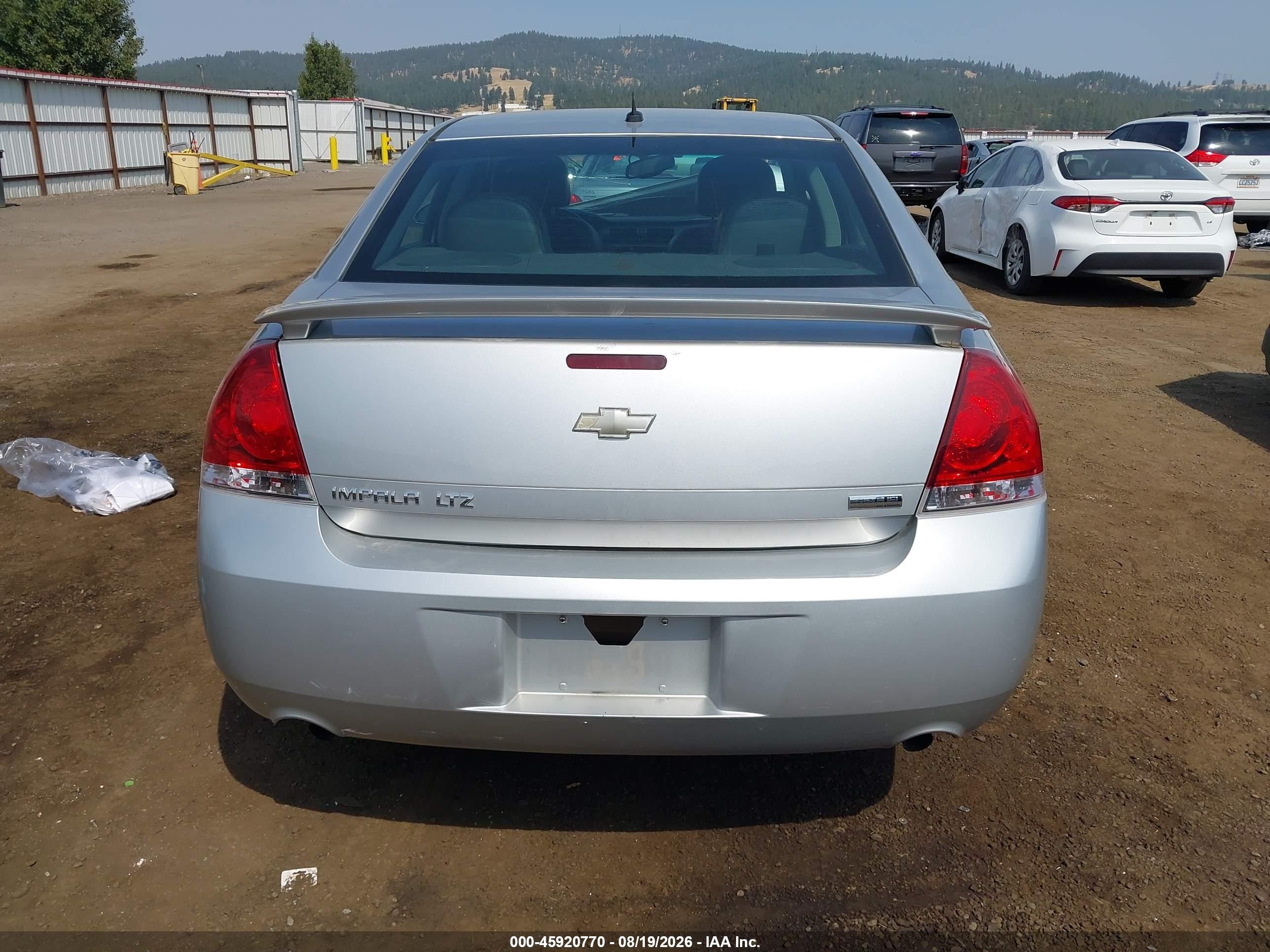 2013 Chevrolet Impala Ltz Silver vin: 2G1WC5E39D1114809