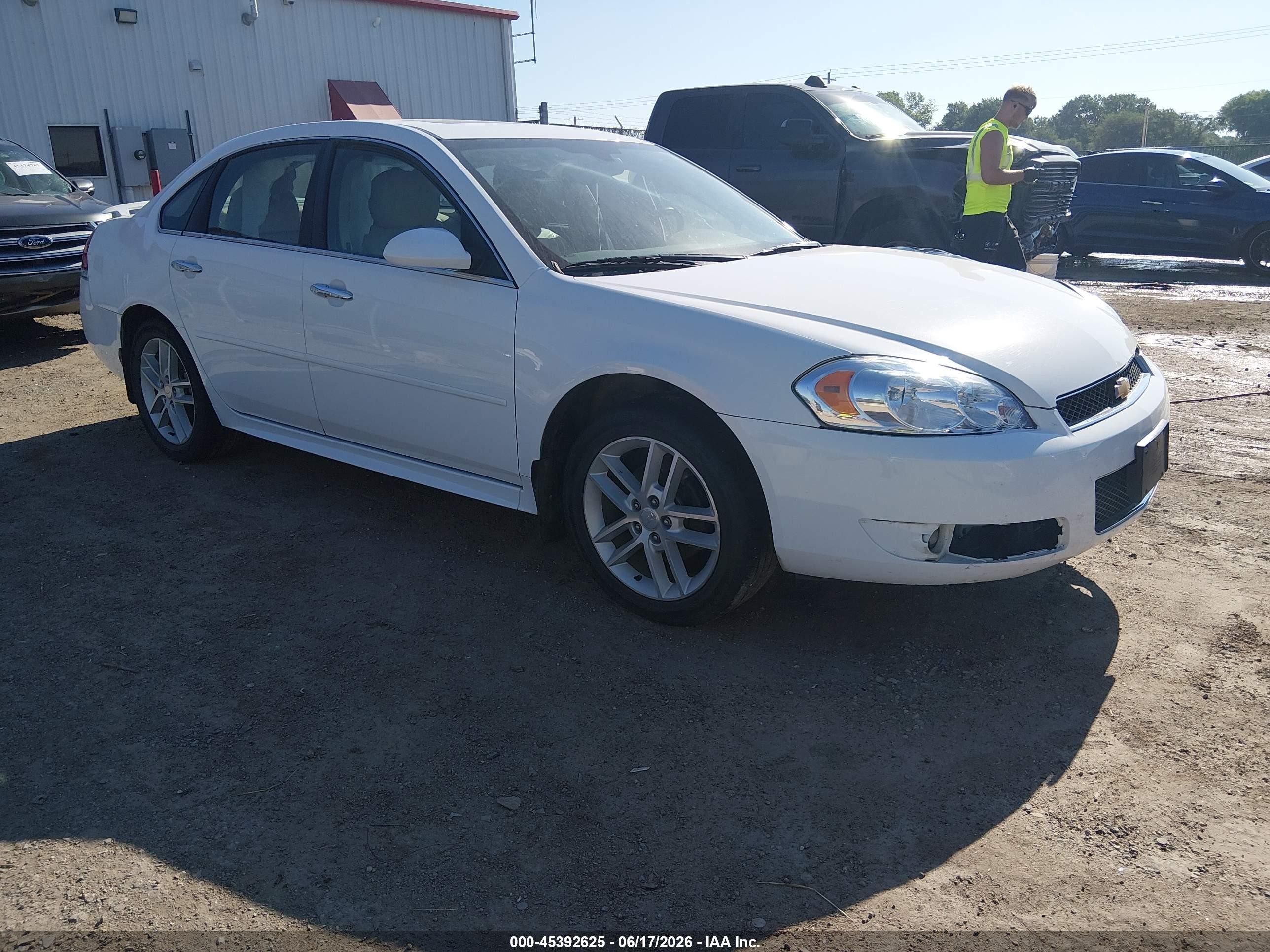 2013 Chevrolet Impala Ltz Белый vin: 2G1WC5E39D1127771