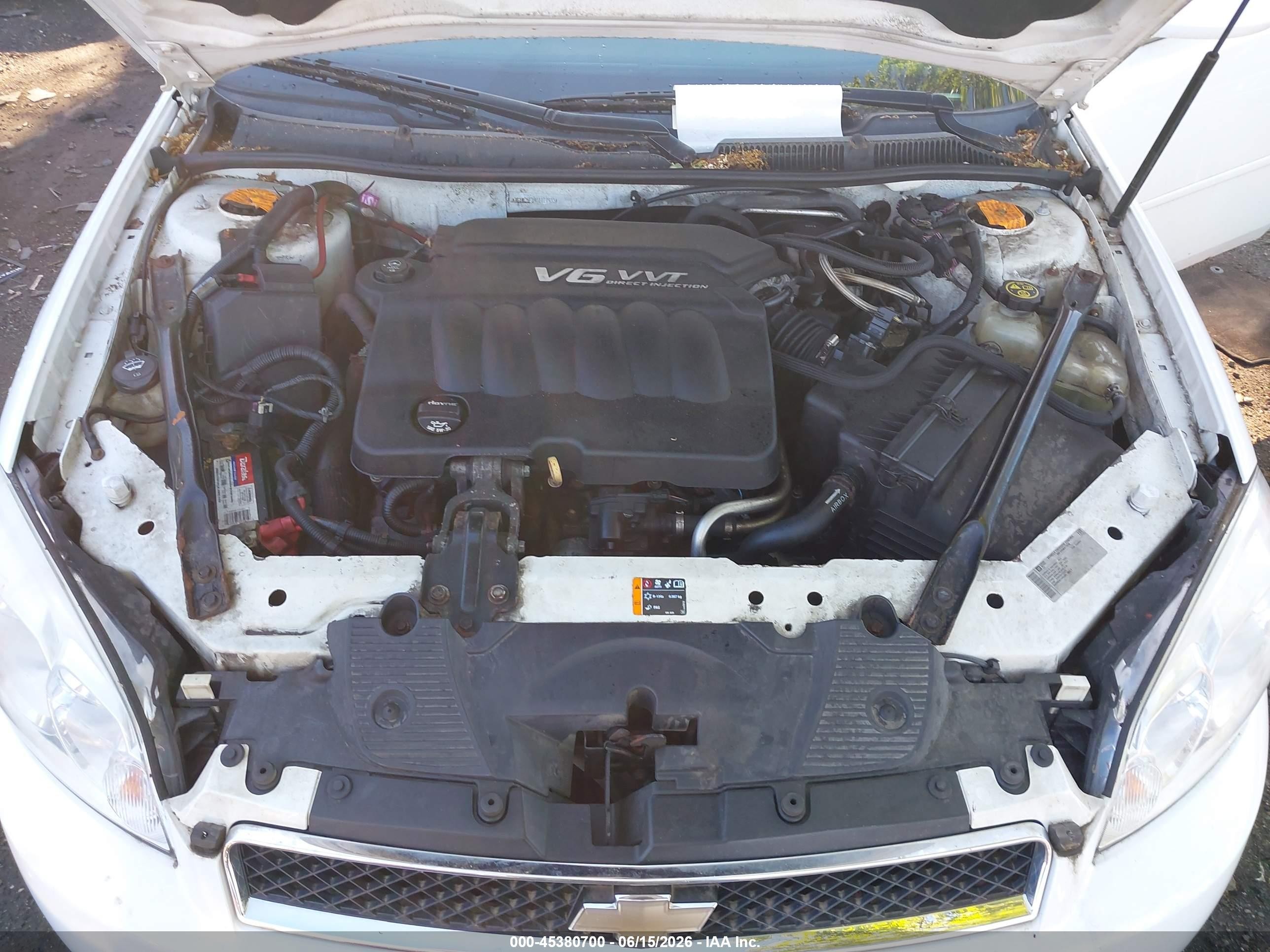 2013 Chevrolet Impala Ltz White vin: 2G1WC5E39D1127933
