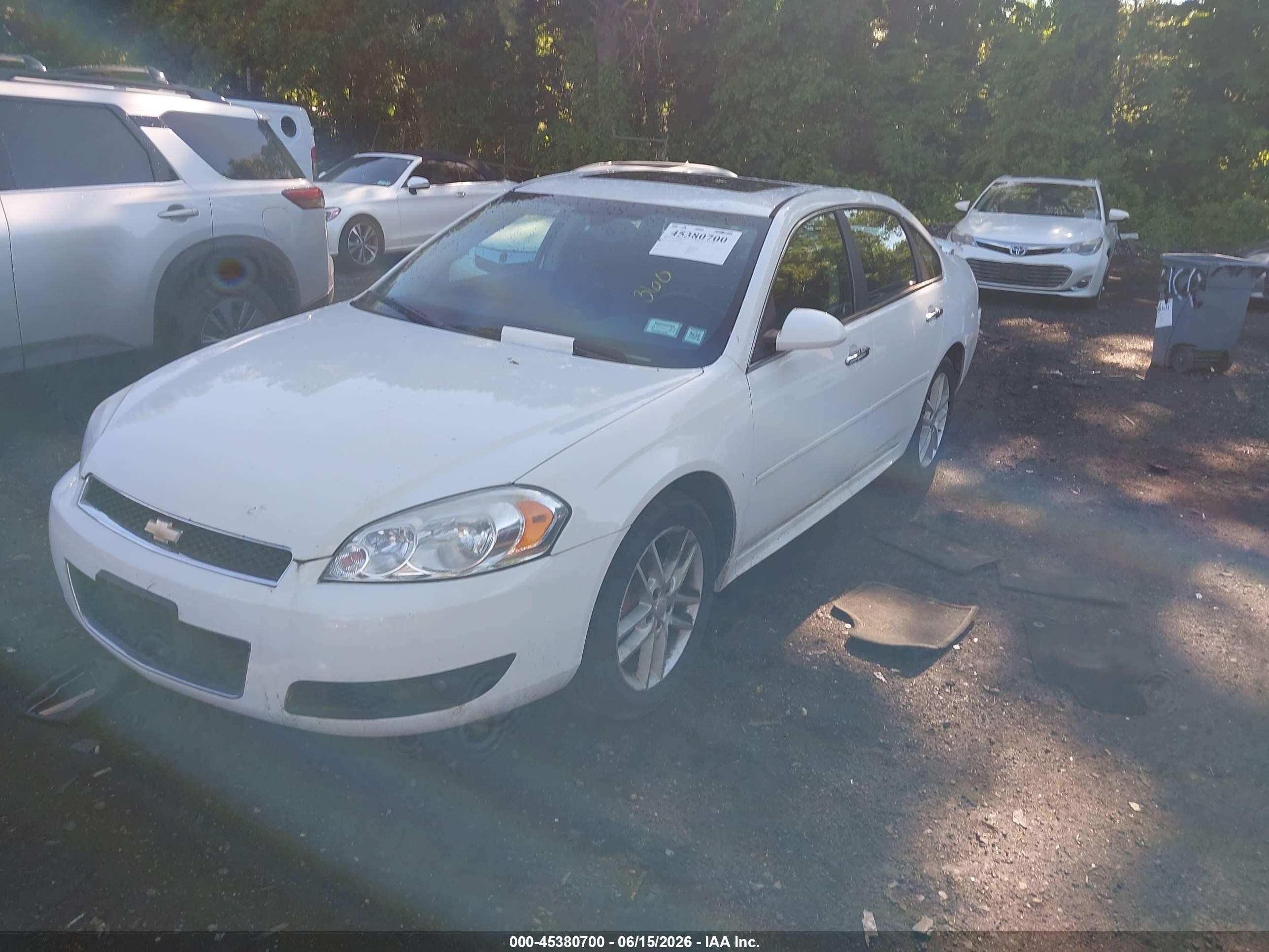 2013 Chevrolet Impala Ltz White vin: 2G1WC5E39D1127933