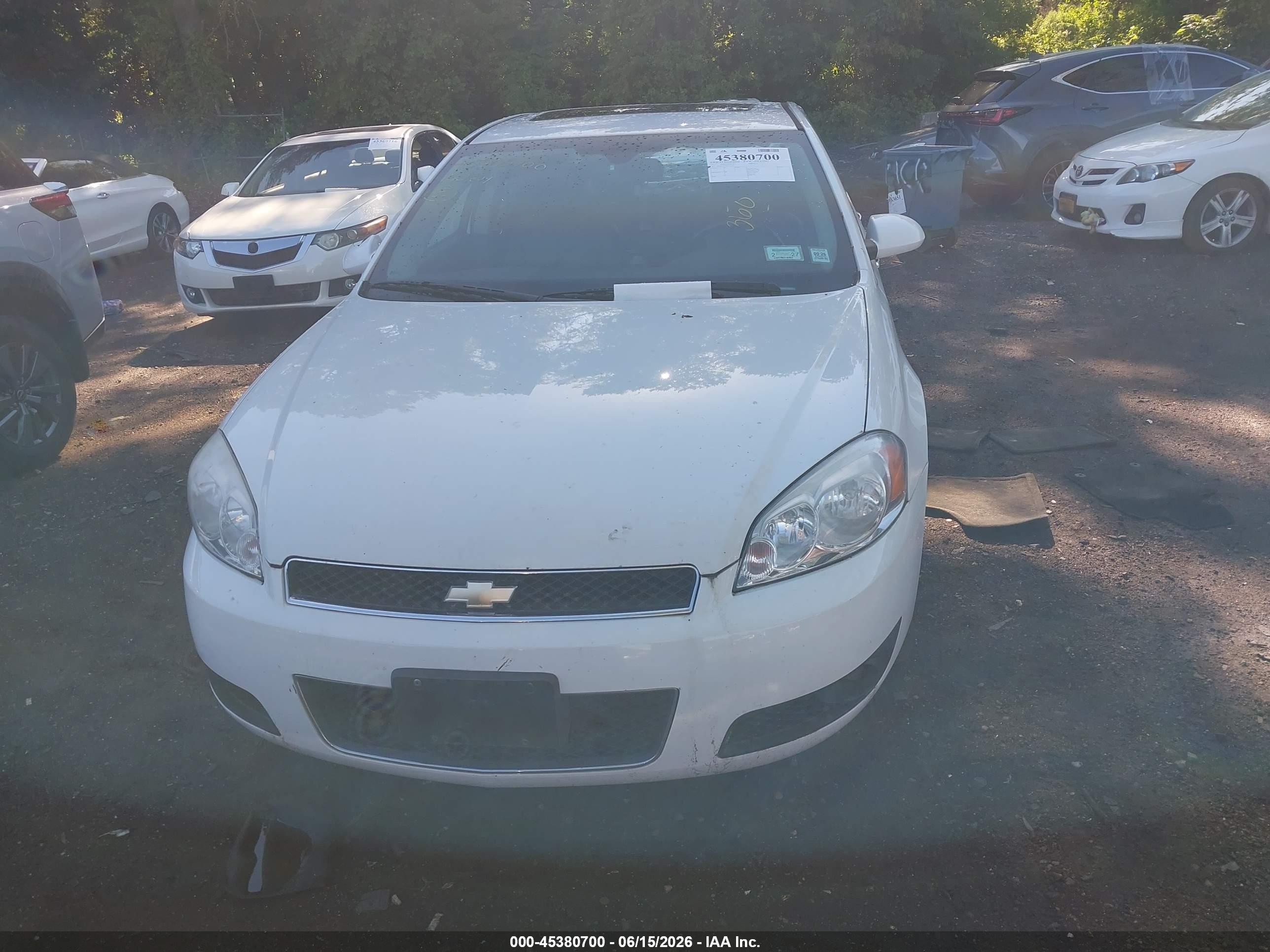 2013 Chevrolet Impala Ltz White vin: 2G1WC5E39D1127933