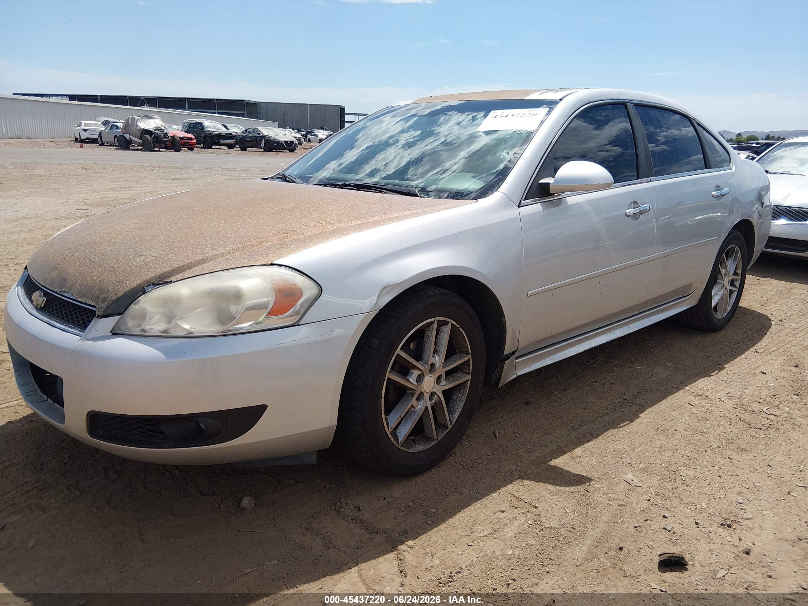 2013 Chevrolet Impala Ltz Silver vin: 2G1WC5E39D1238353