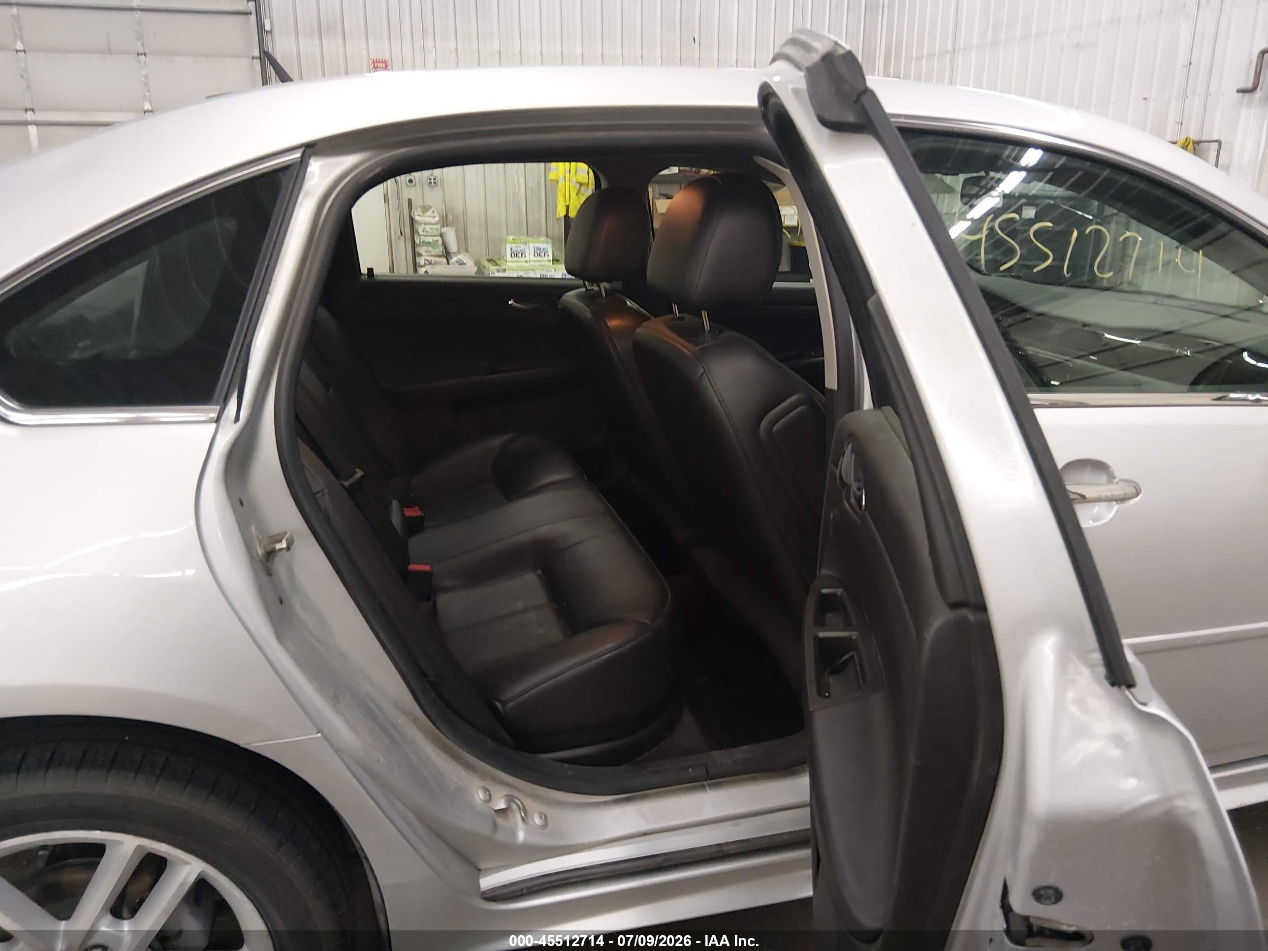 2013 Chevrolet Impala Ltz Silver vin: 2G1WC5E39D1256013