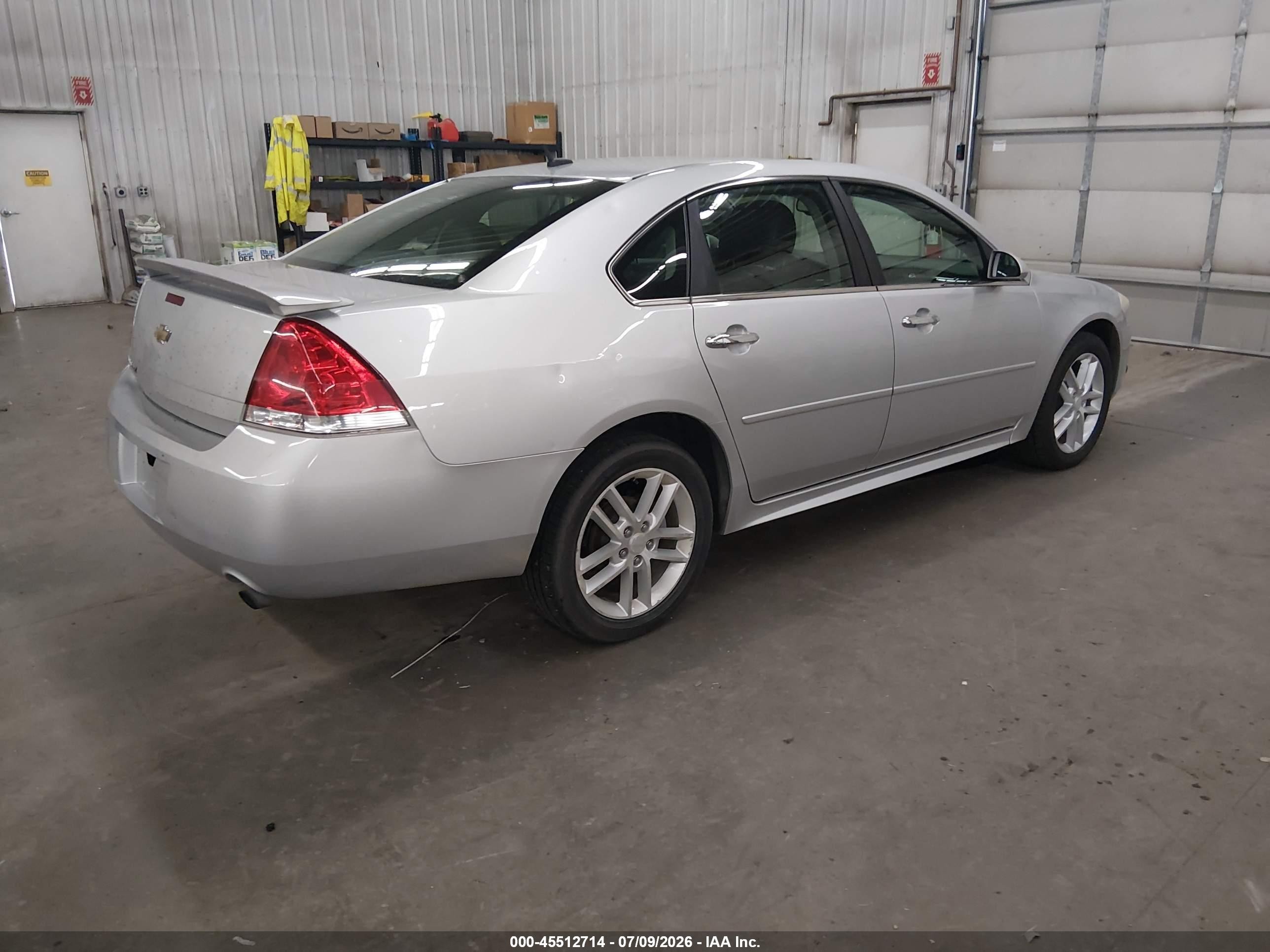2013 Chevrolet Impala Ltz Silver vin: 2G1WC5E39D1256013